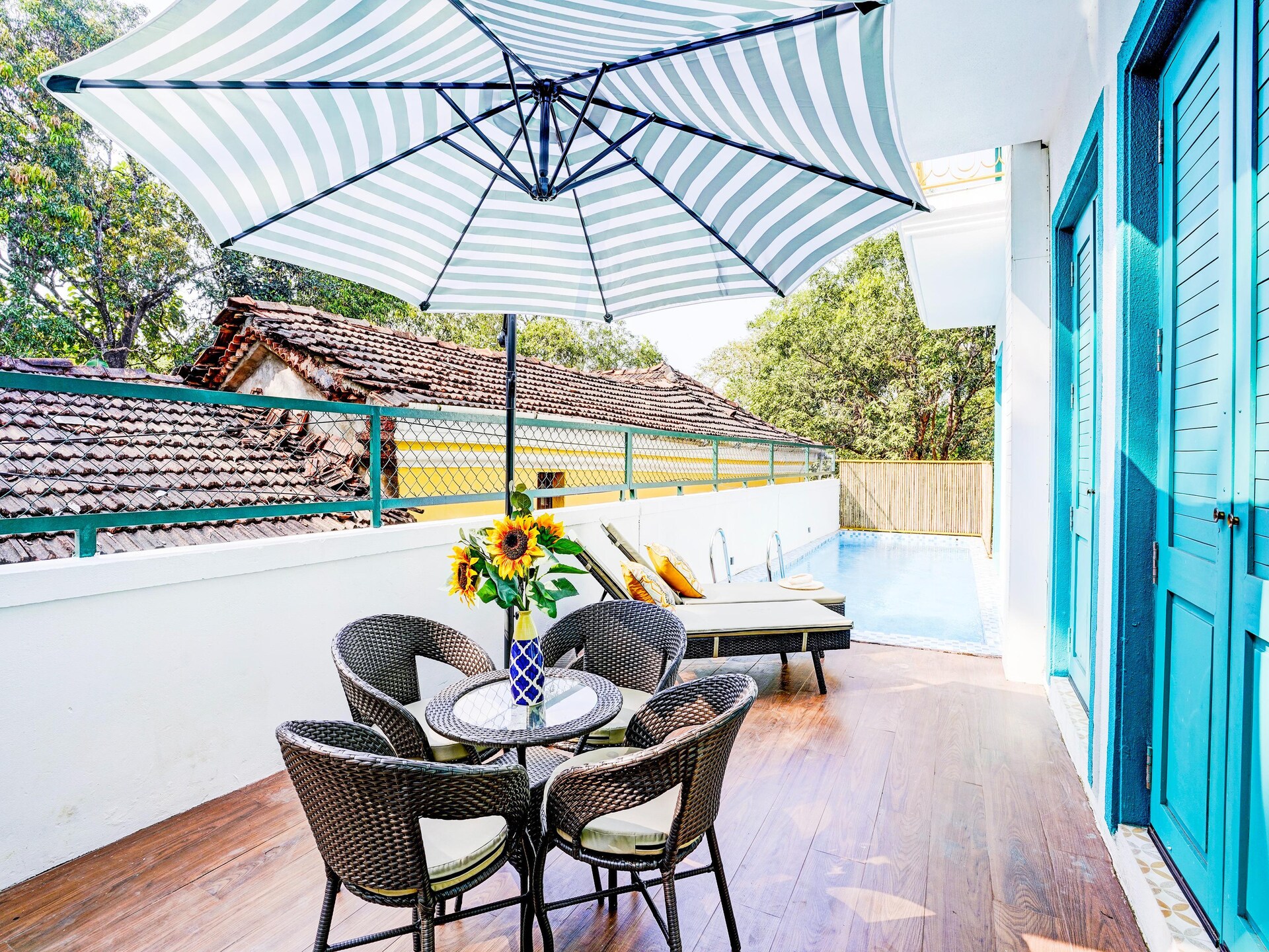 Havana Villa: 3-slaapkamer vakantiehuis met privézwembad in Siolim, Goa - foto 30
