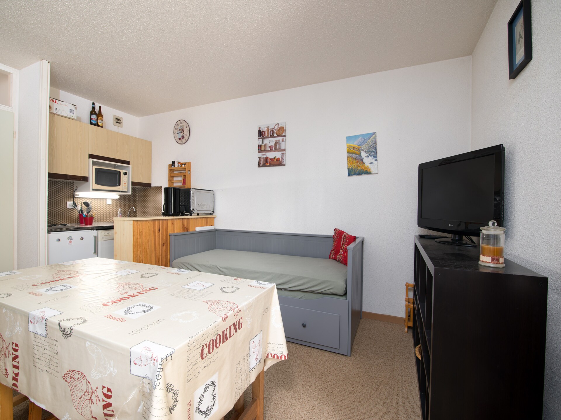 Op 600 m van de piste: gezellig appartement in centrum van Allos - foto 7