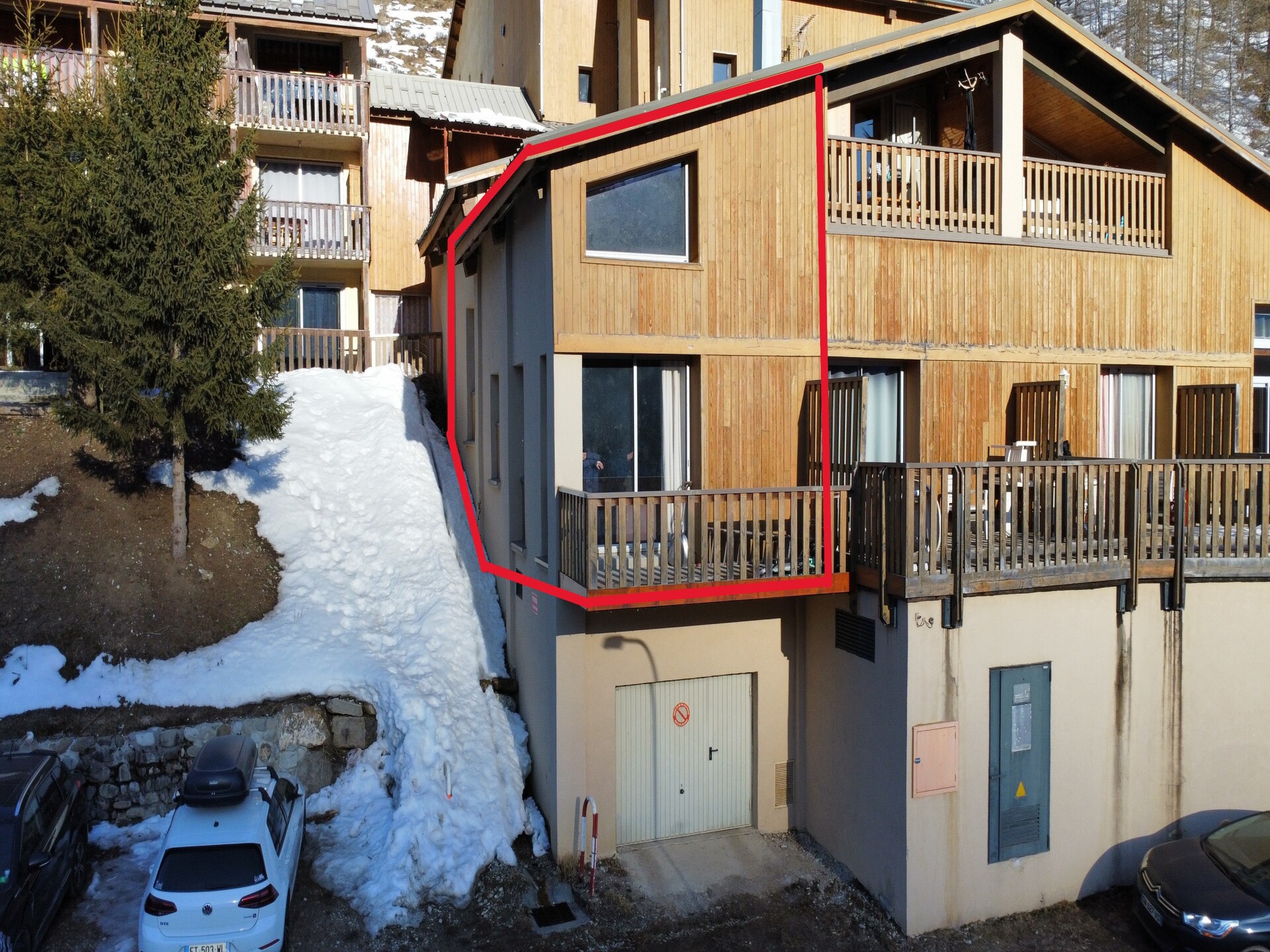 8-persoons appartement aan de piste in het centrum van Allos - foto 28