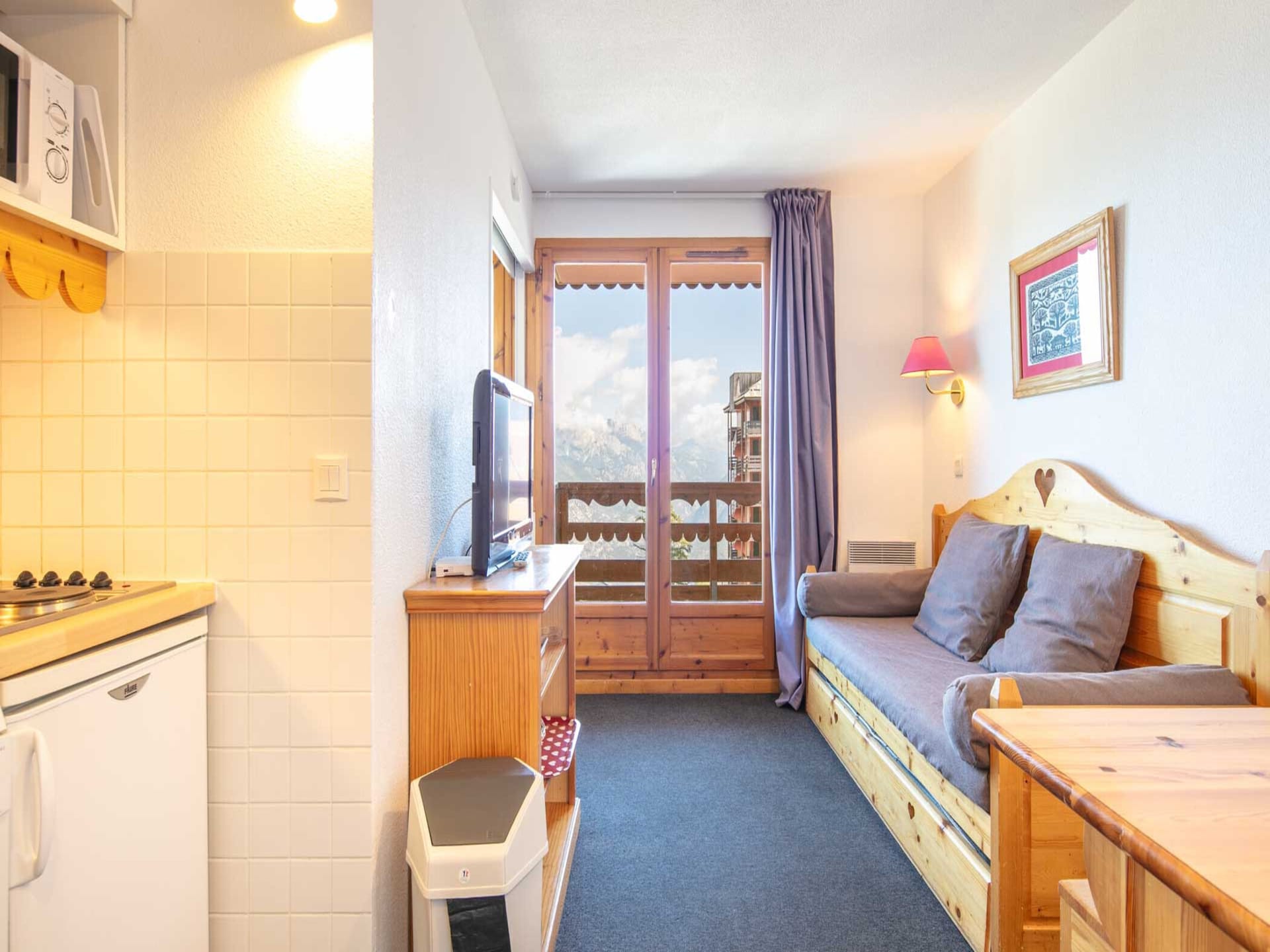 4-persoons appartement aan de piste in het centrum van Risoul - foto 2