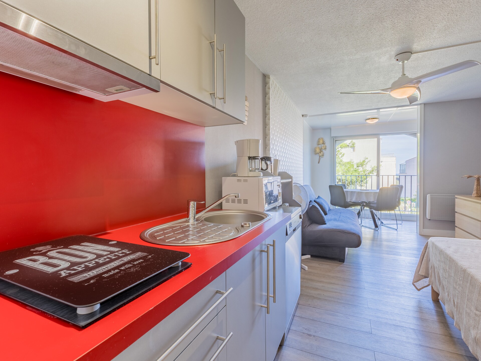 Op 500 m van het strand: Knus appartement in Agde voor 4 personen - foto 3