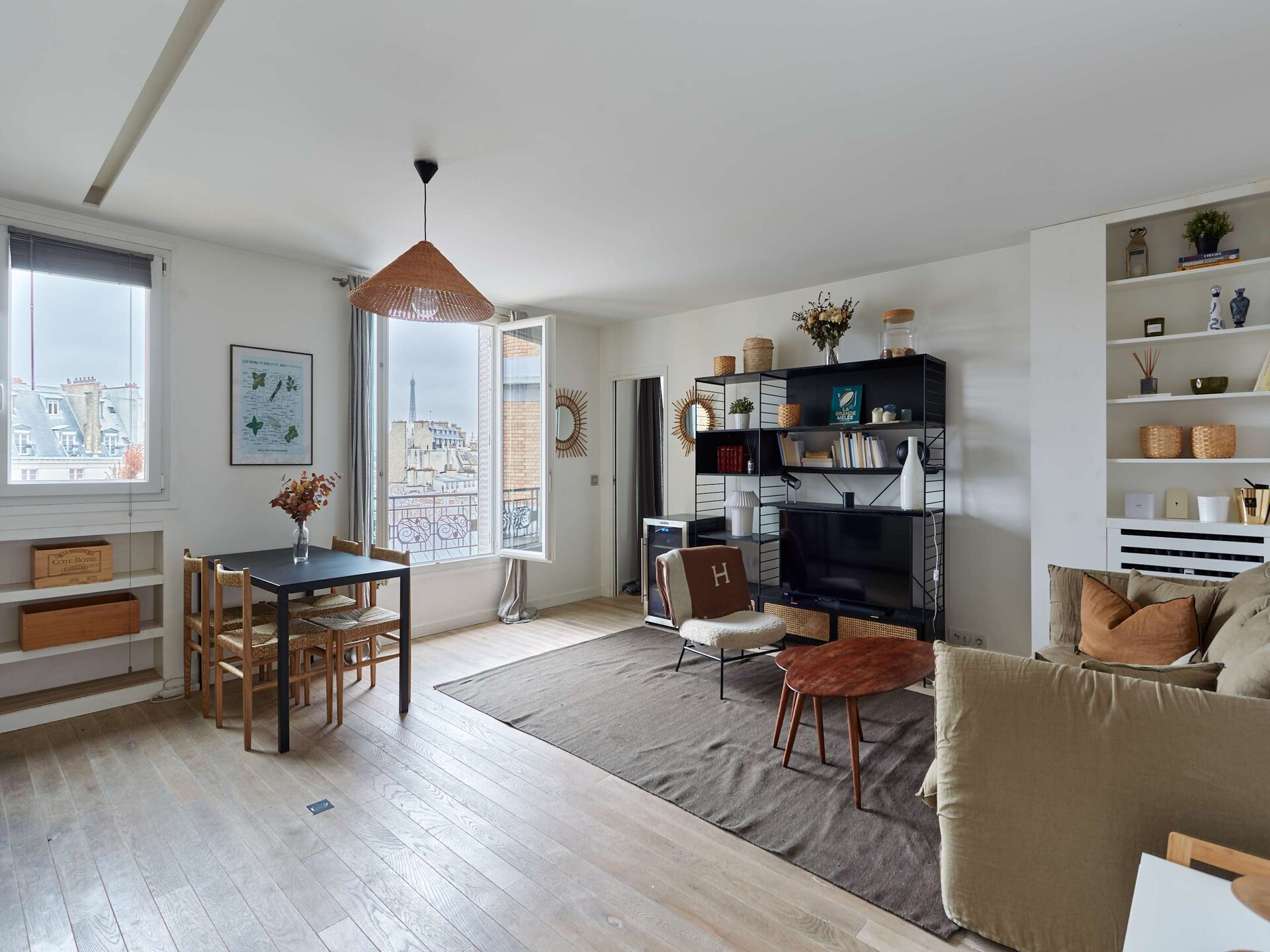 Charmant appartement met Eiffeltoren-uitzicht in 16e arrondissement - foto 9