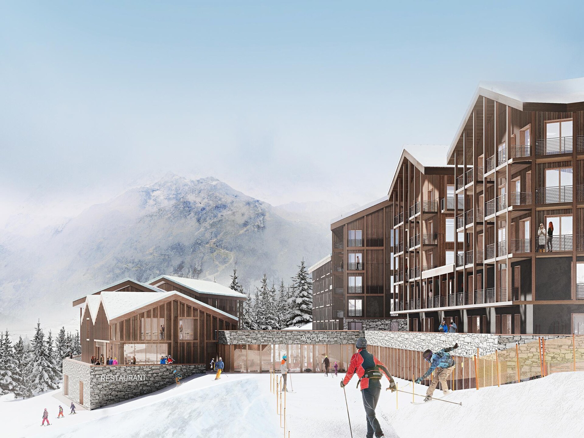 Ruim appartement in La Rosière voor 8 personen met zwembad en sauna - foto 2
