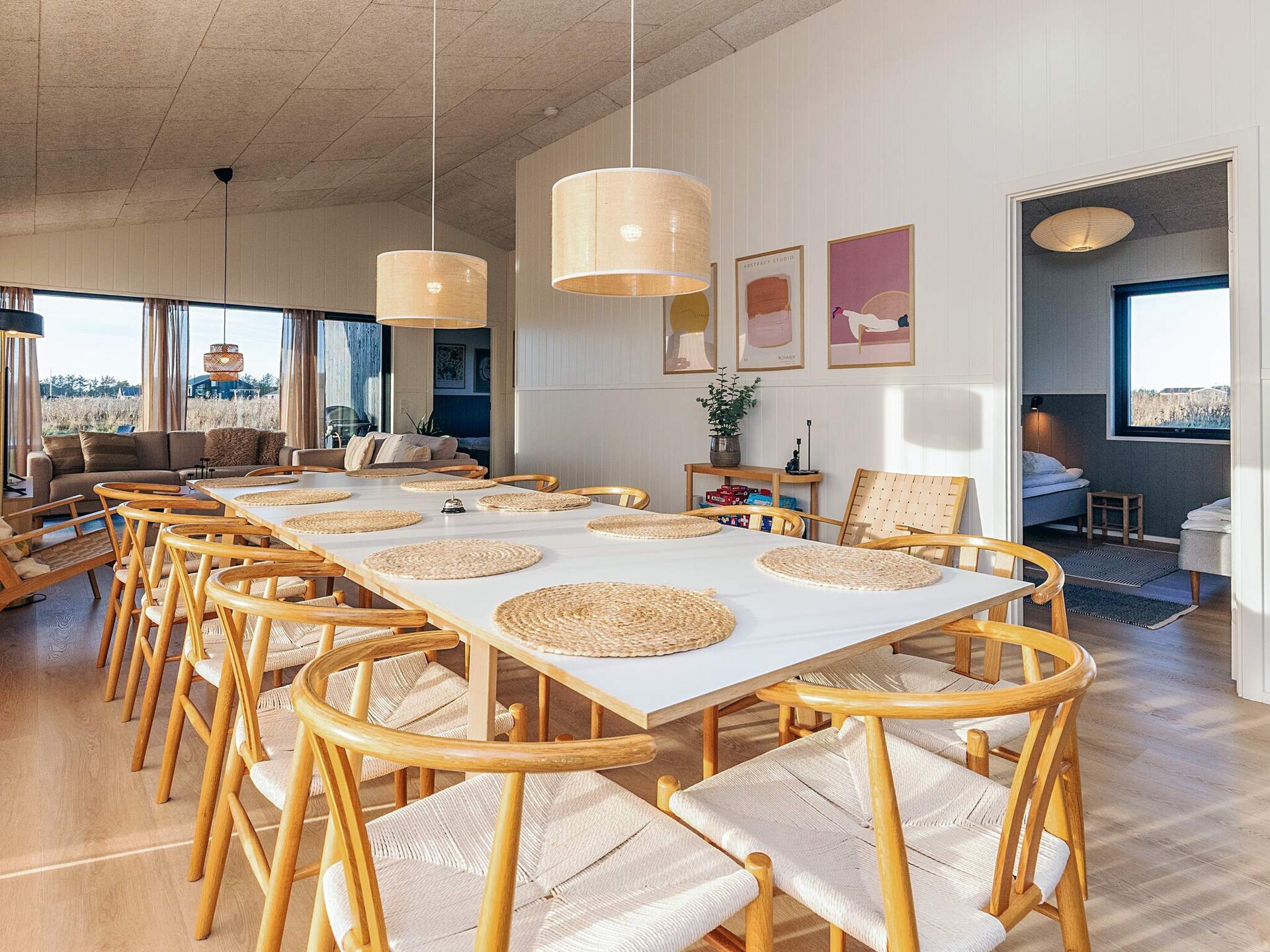 Licht Scandinavisch vakantiehuis voor 12 personen bij Løkken - foto 8