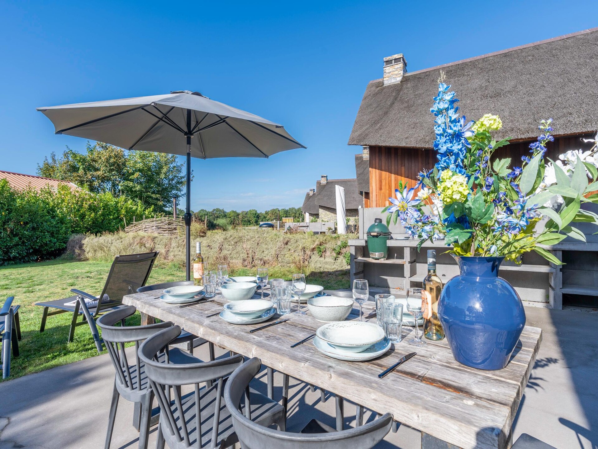 Luxe villa met hottub en buitenkeuken aan bosrand van De Koog - foto 24