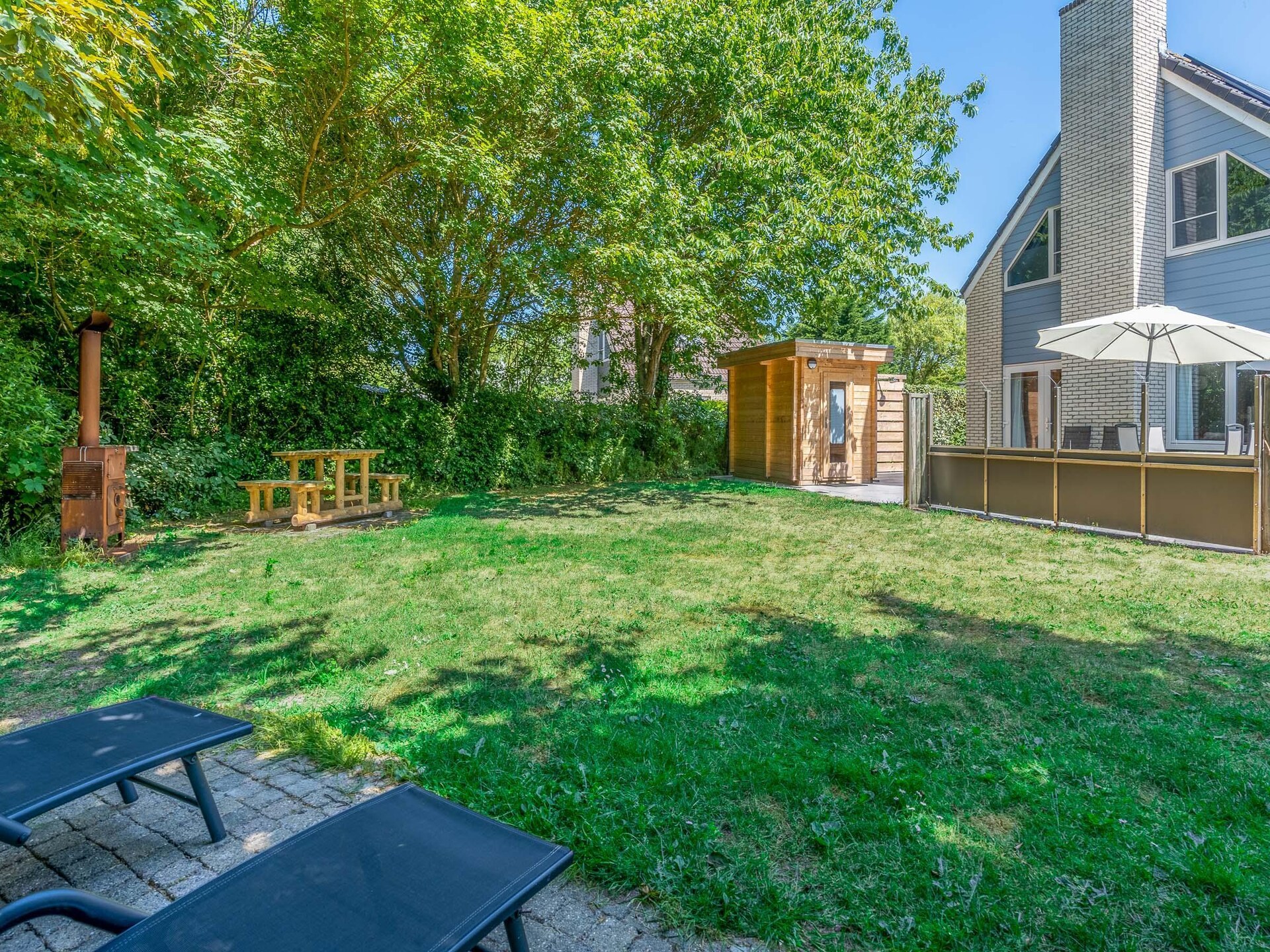 Luxe 4-persoonsvilla met sauna en whirlpool in bosrijk De Koog - foto 15