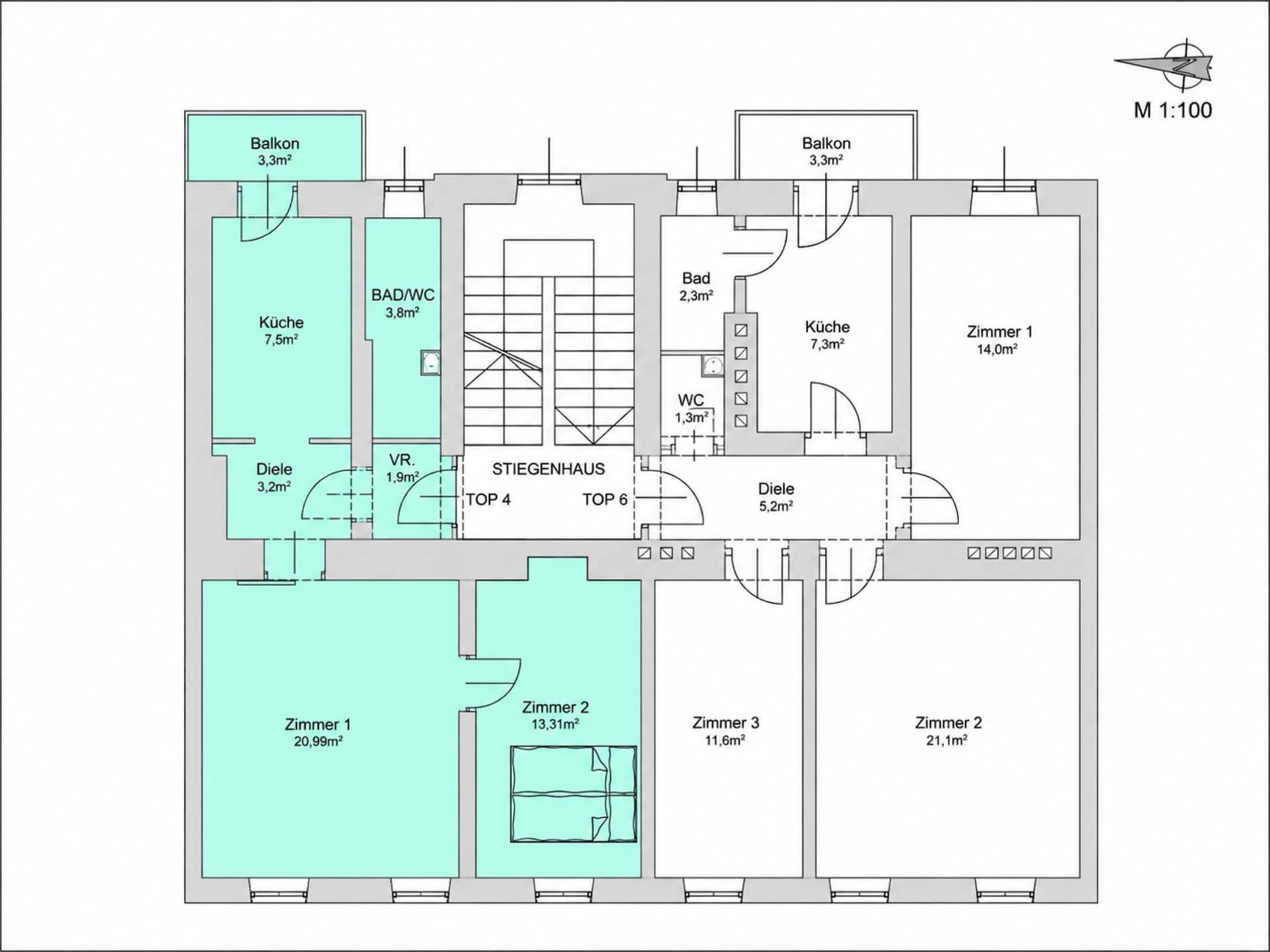 Stijlvol en modern appartement in het hart van Graz - foto 21