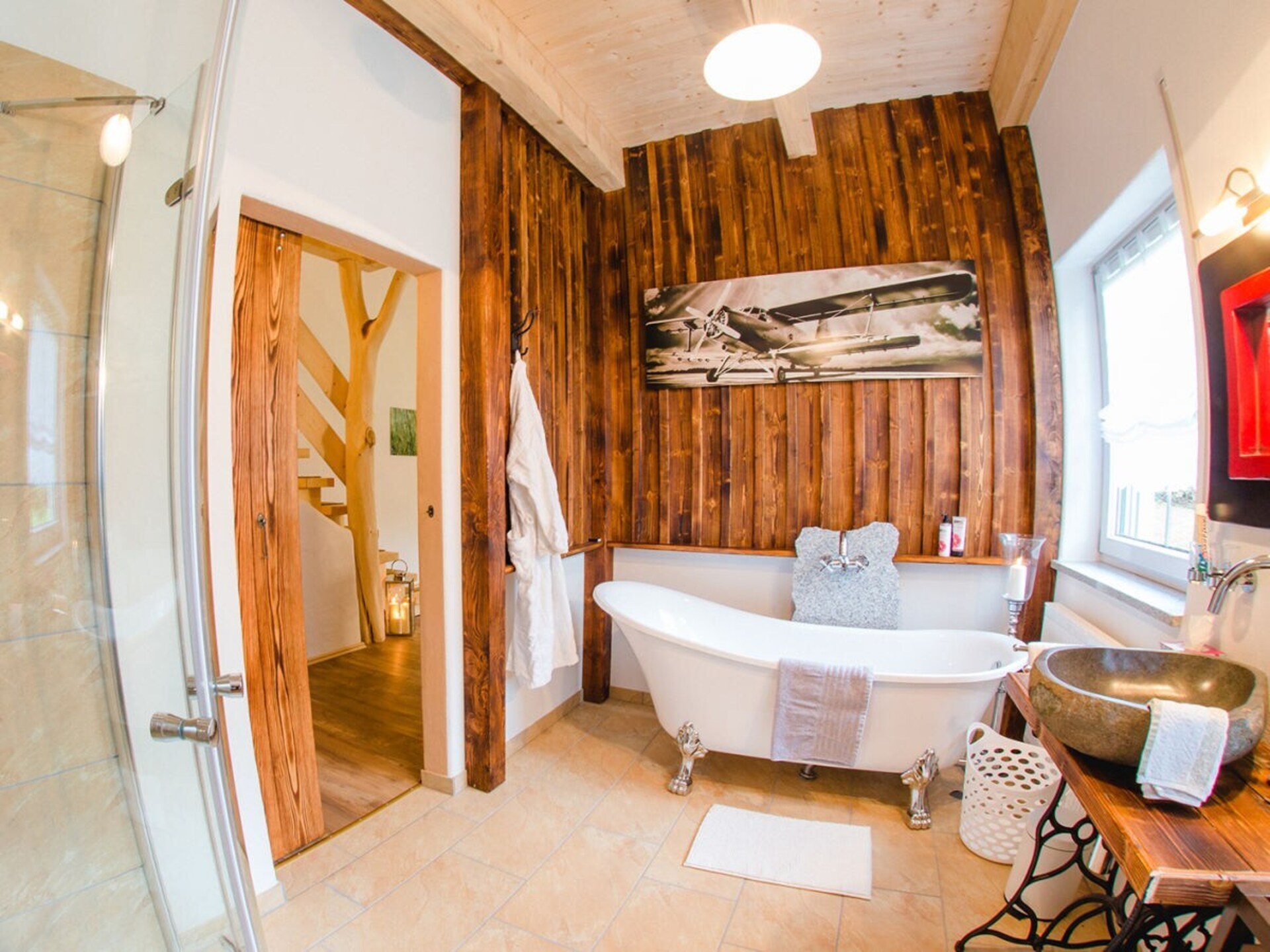Loft-alpenchalet voor 6 in Furth im Wald met tuin, haard & wellness - foto 26