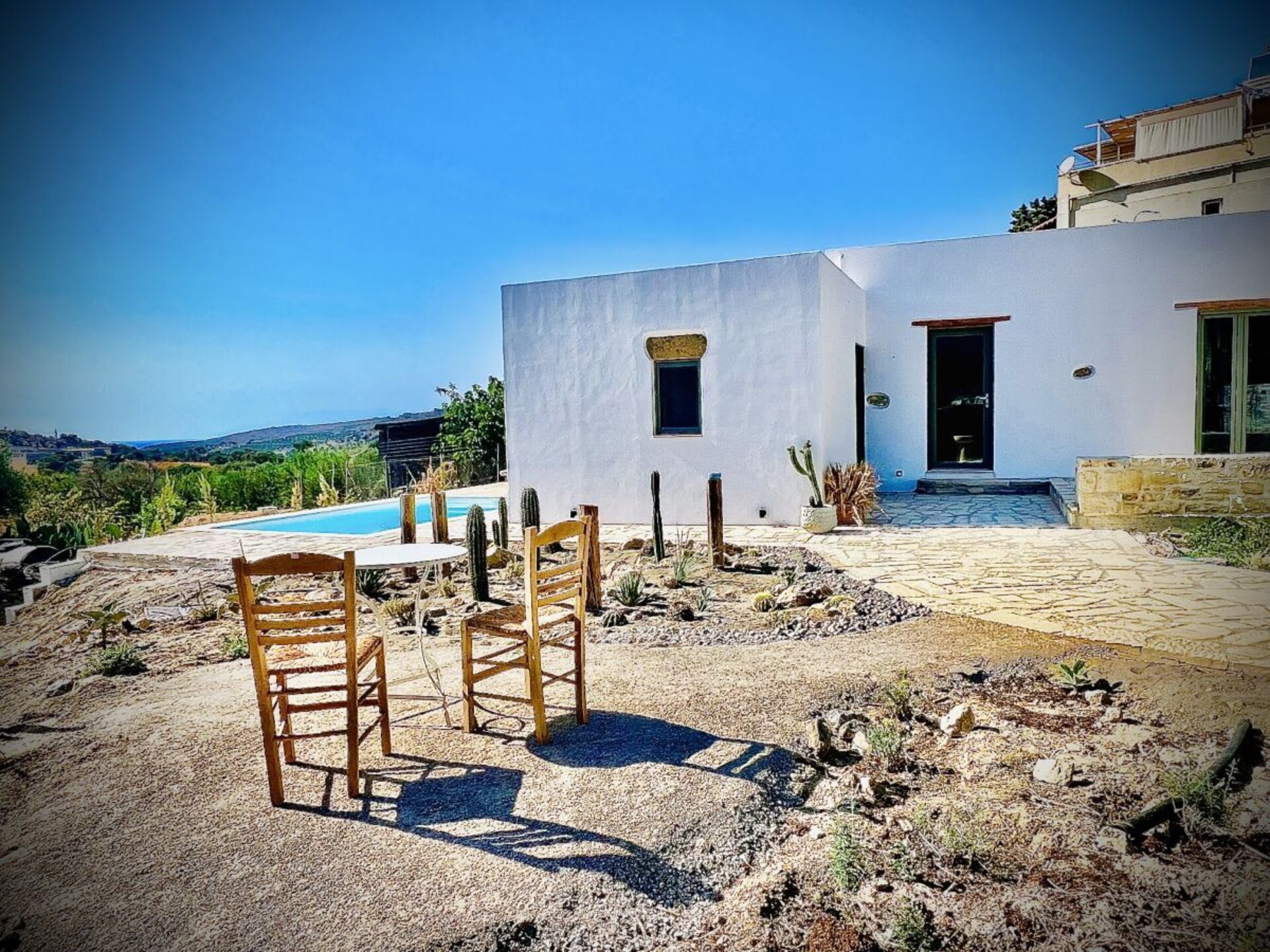 Design vakantiehuis met privézwembad en zeezicht in Sivas, Kreta - foto 1