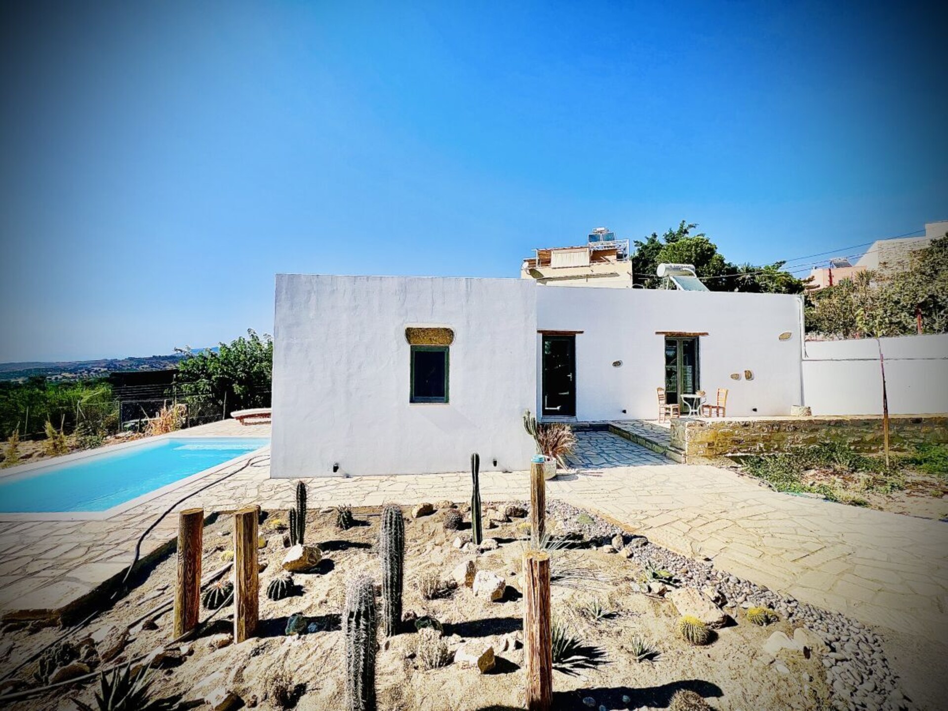 Design vakantiehuis met privézwembad en zeezicht in Sivas, Kreta - foto 14
