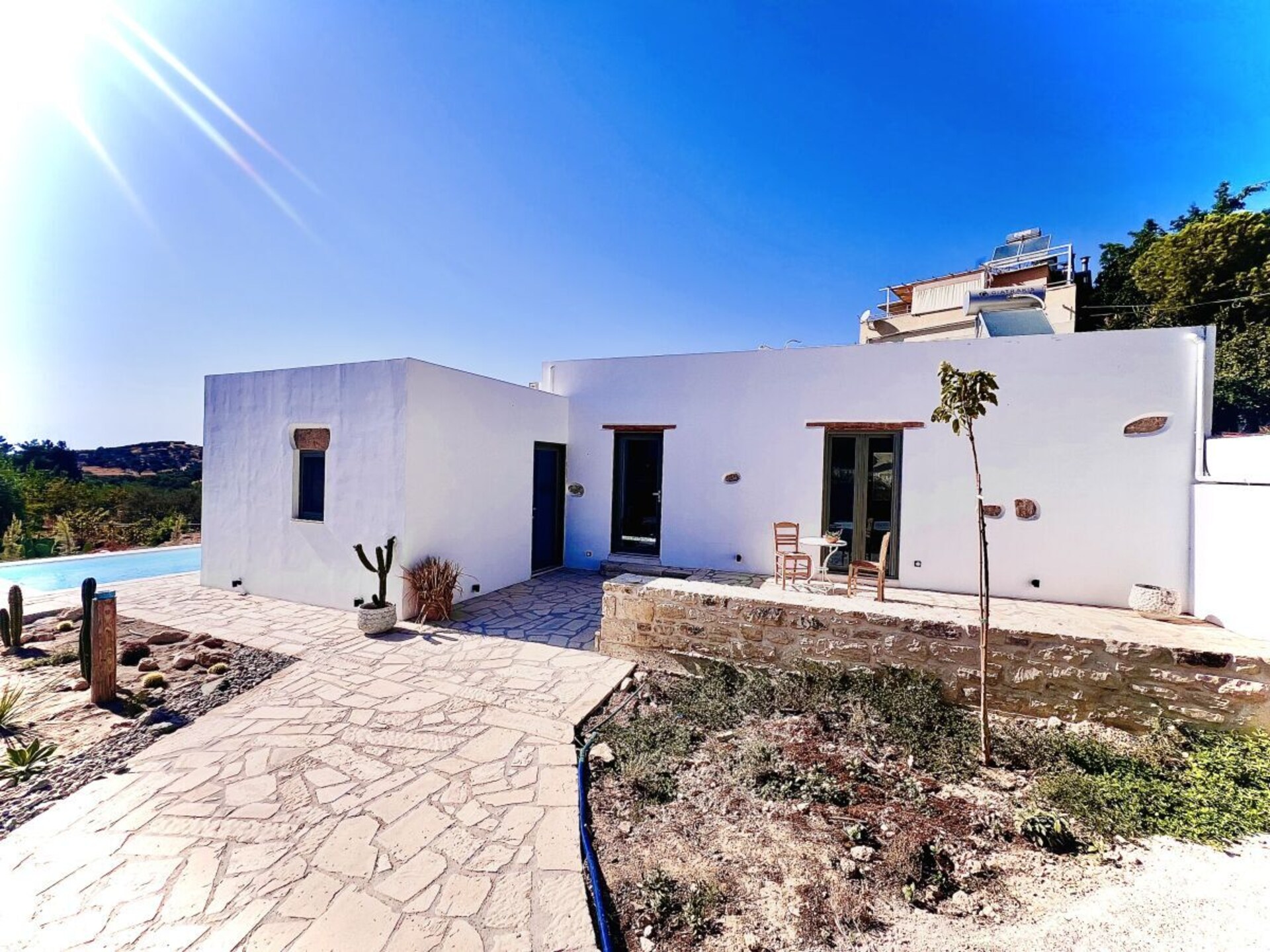 Design vakantiehuis met privézwembad en zeezicht in Sivas, Kreta - foto 15