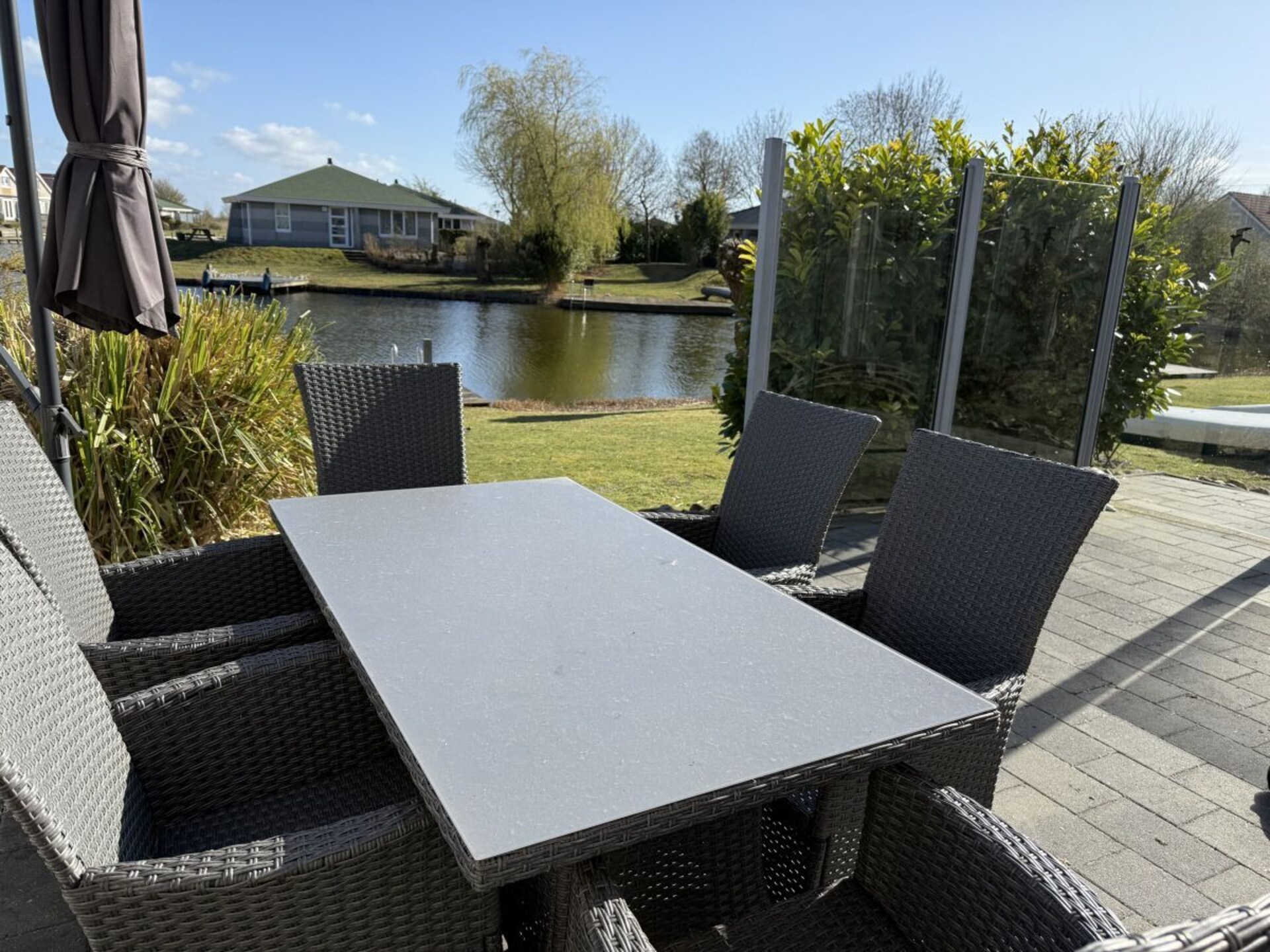 Wasserperle: Luxe vakantiehuis aan het water in Makkum met sauna en aanlegsteiger - foto 7