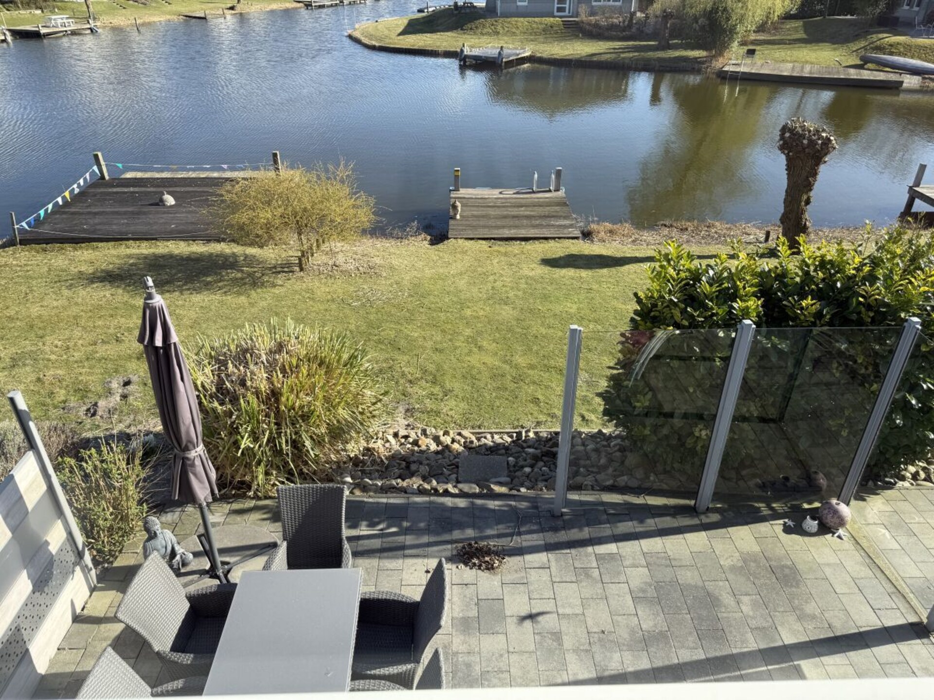 Wasserperle: Luxe vakantiehuis aan het water in Makkum met sauna en aanlegsteiger - foto 14