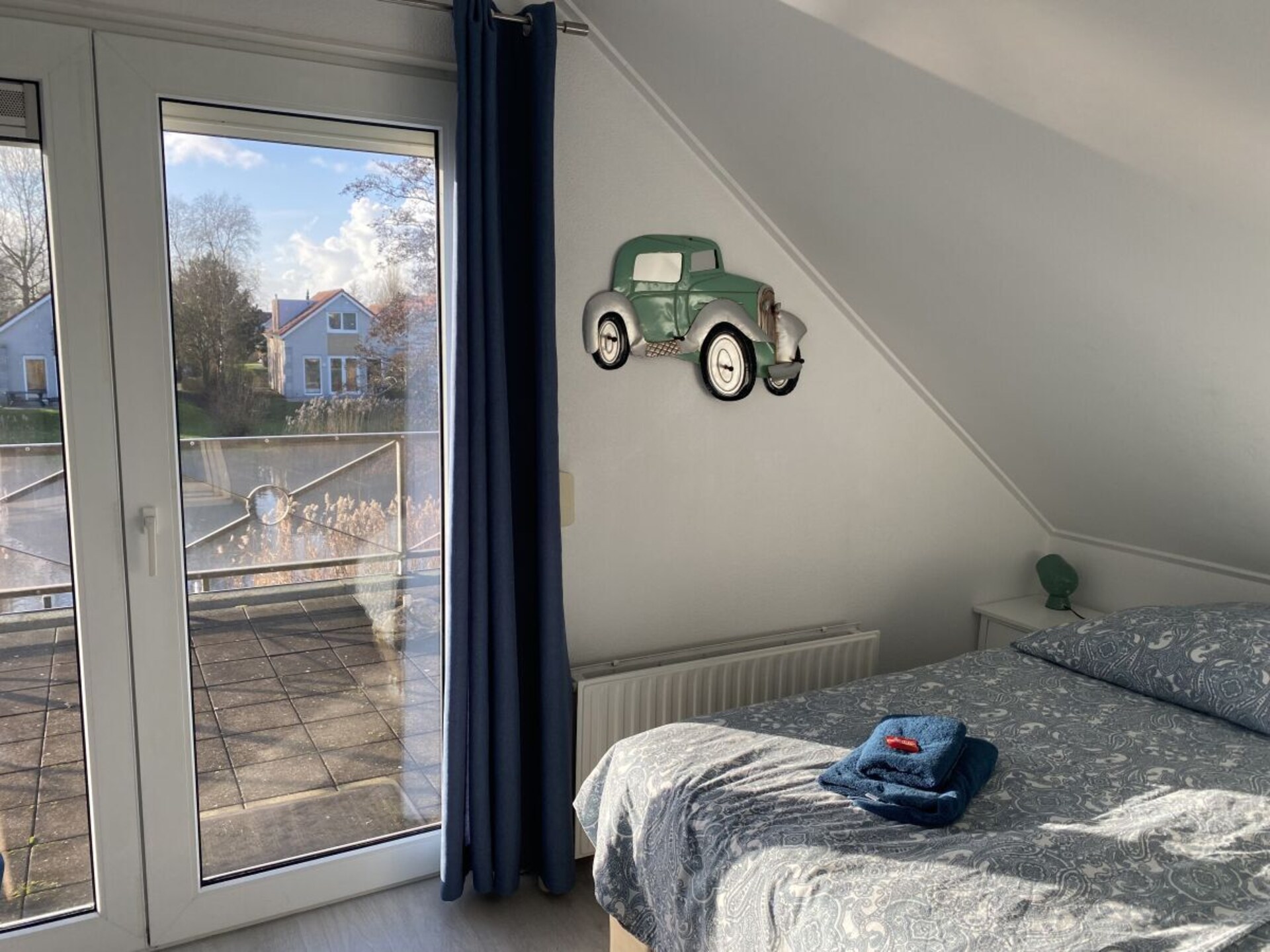Vakantiehuis MakkumSee met sauna, serre en eigen aanlegsteiger aan het water - foto 15