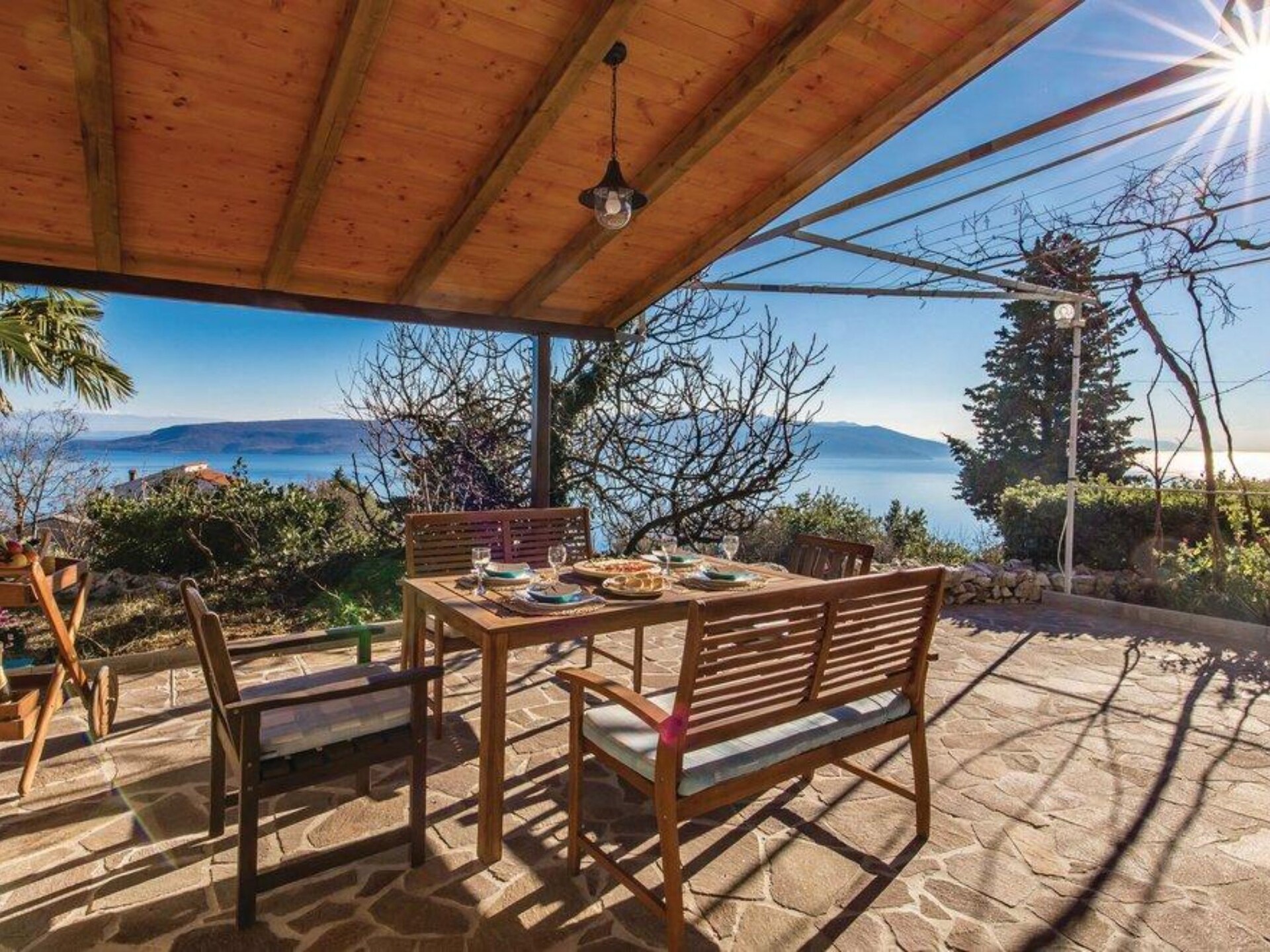 Knus vakantiehuis met zeezicht in Brseč voor 6 personen - foto 14