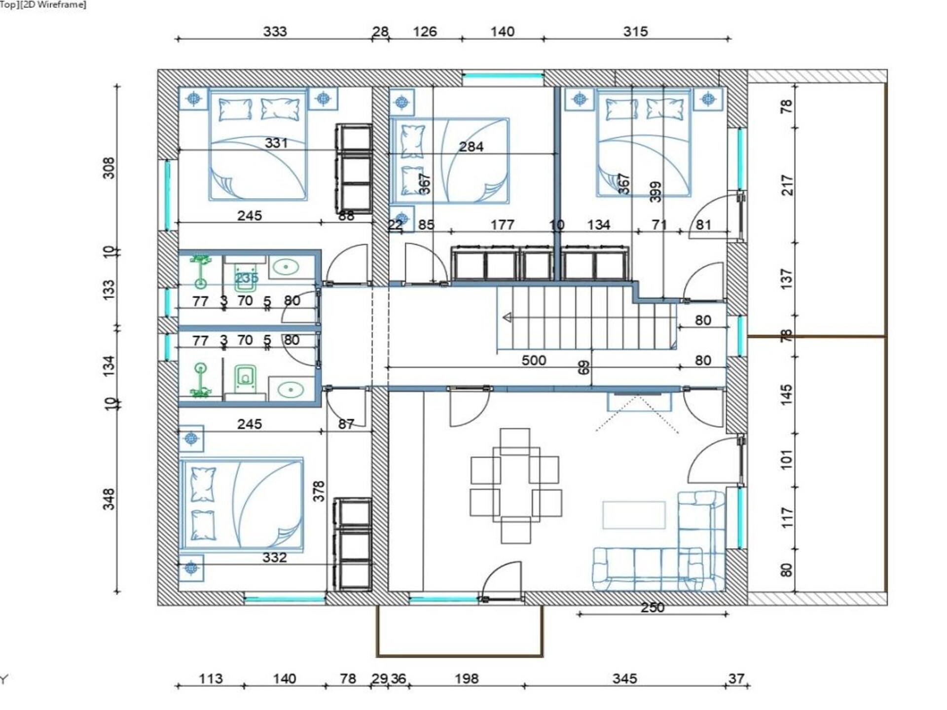 Aan het strand: ruim appartement in Drače voor 9 personen - foto 5