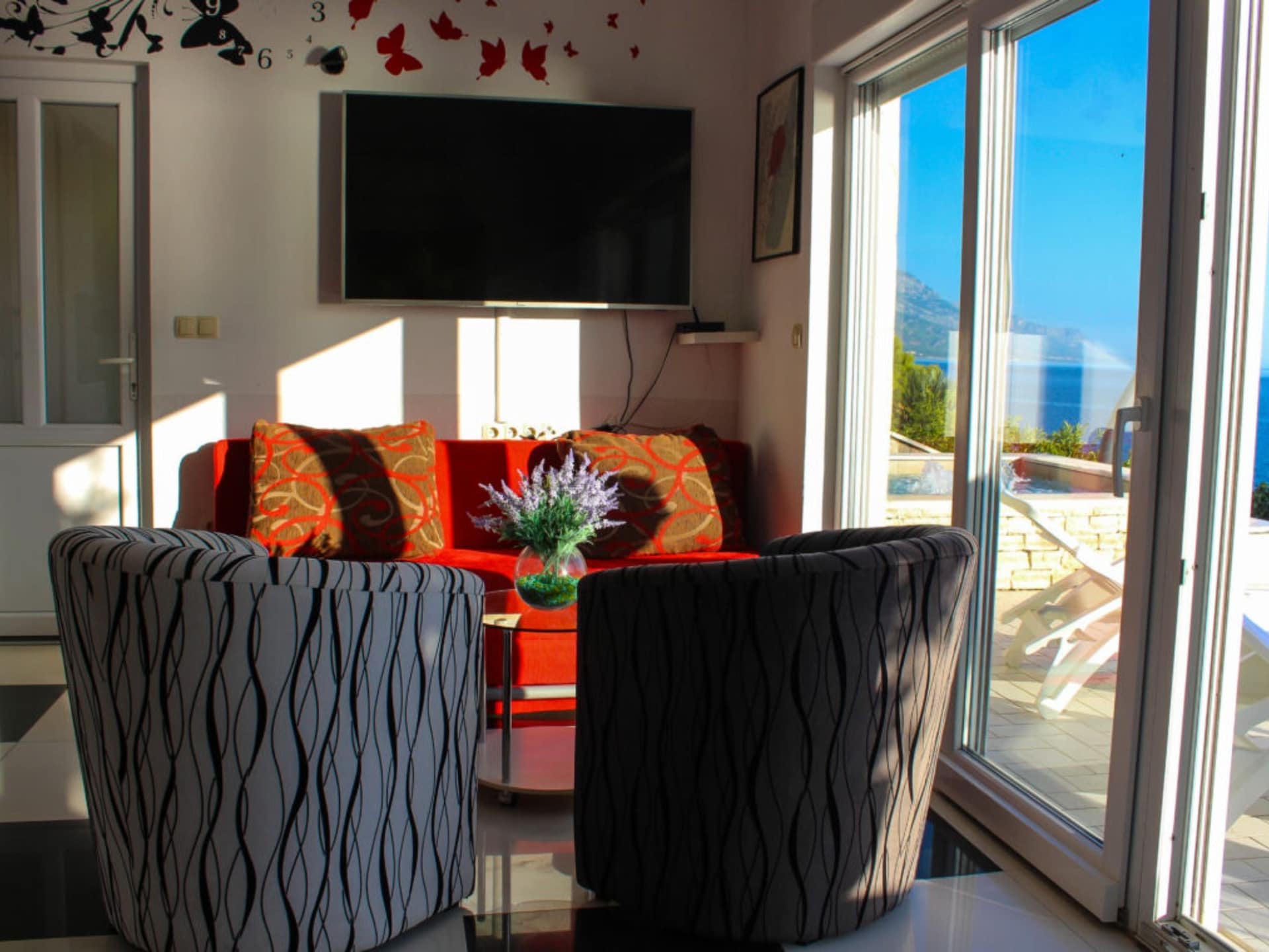 5-persoons appartement in Pisak met privézwembad en zeezicht - foto 3