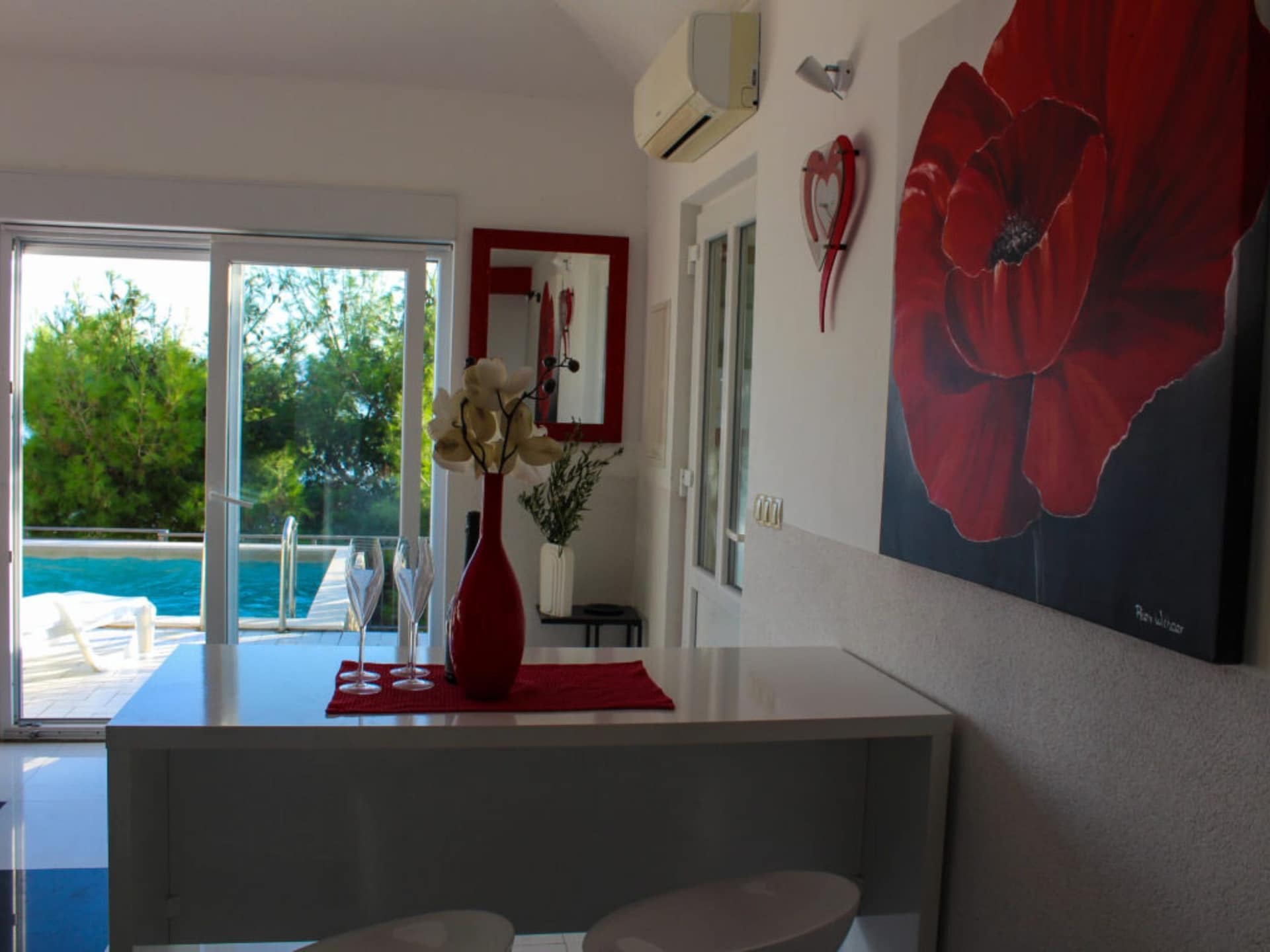 5-persoons appartement in Pisak met privézwembad en zeezicht - foto 5