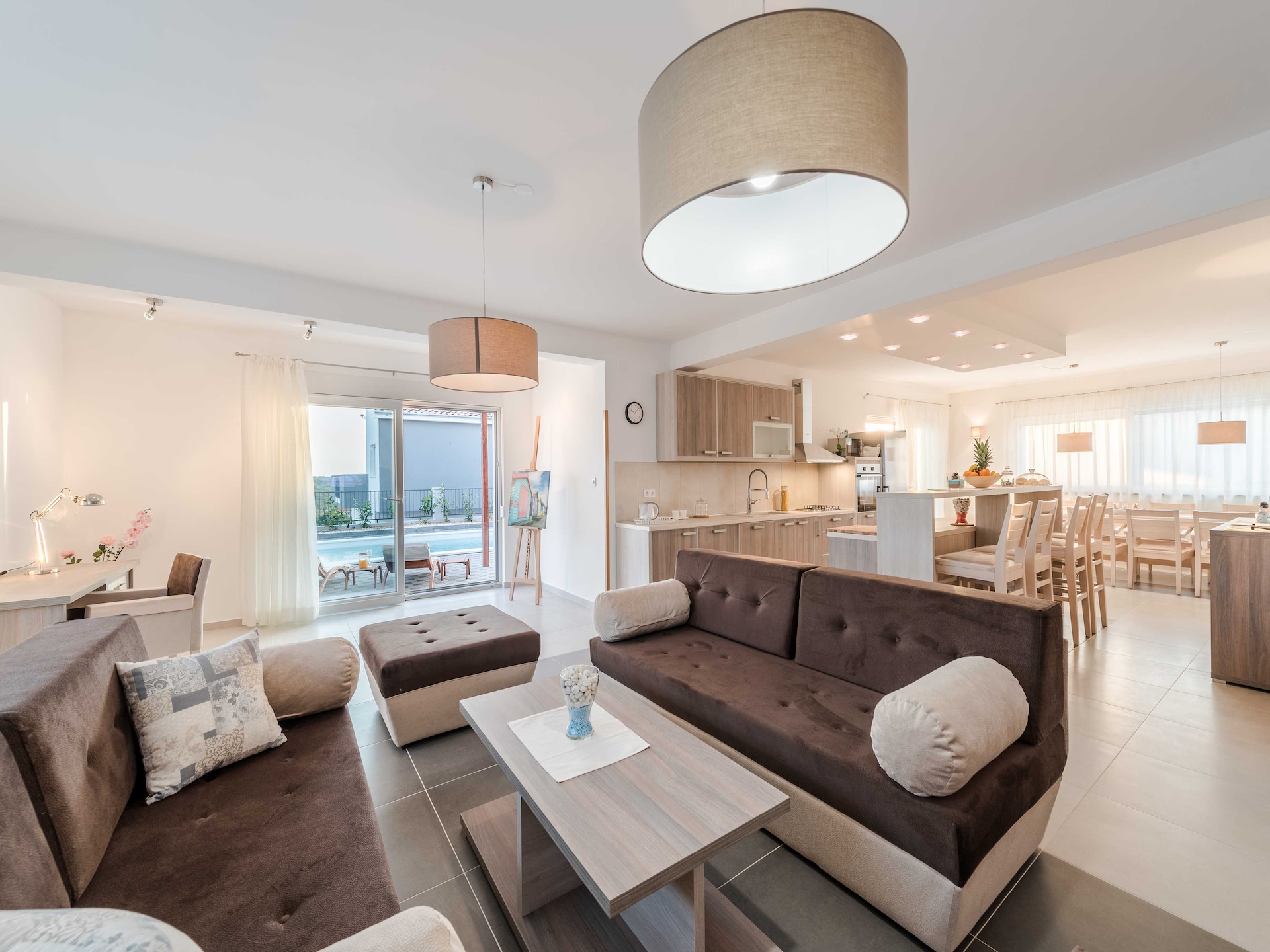 Privézwembad en modern design in luxe villa in Debeljak - foto 8