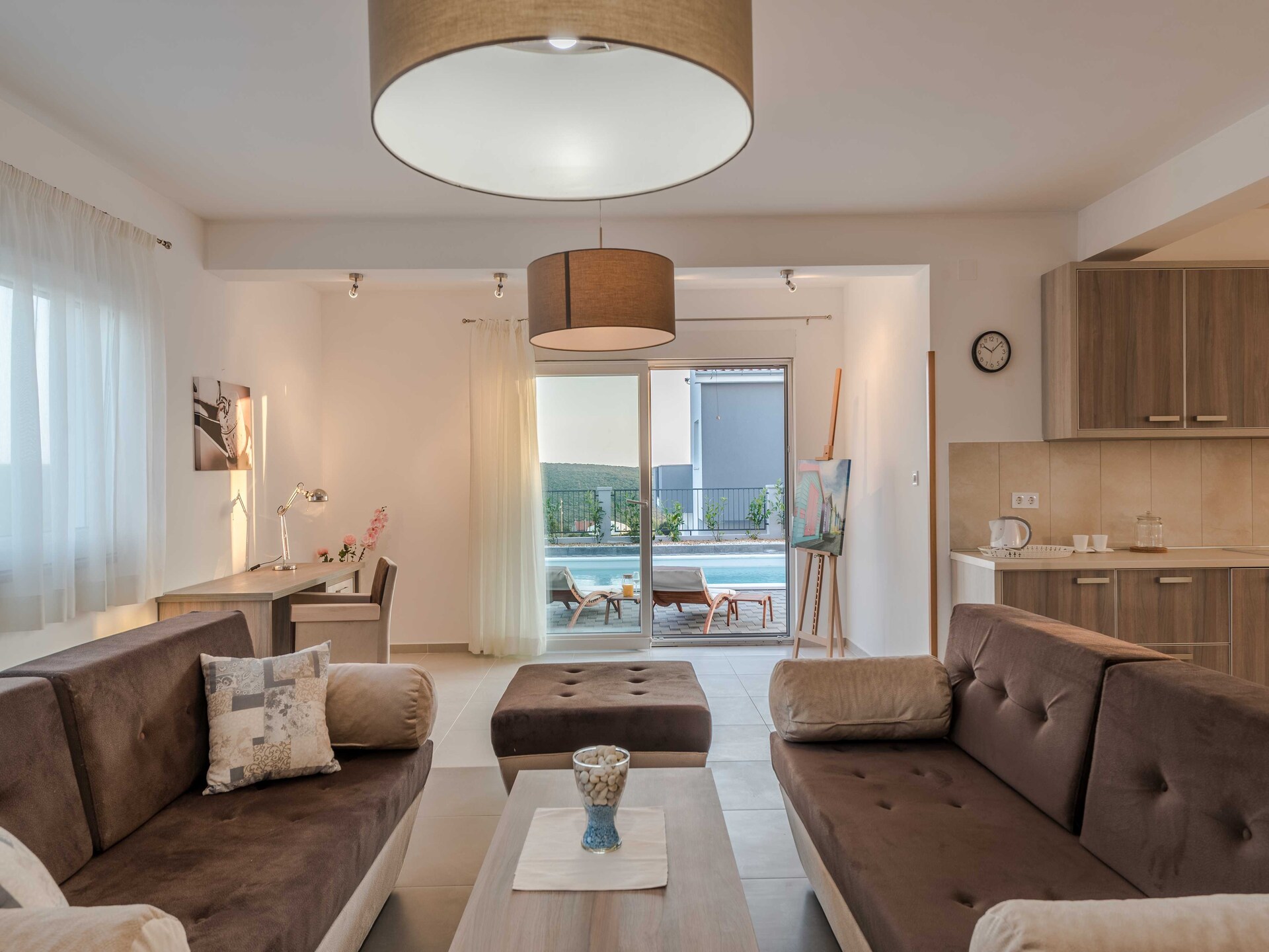 Privézwembad en modern design in luxe villa in Debeljak - foto 6