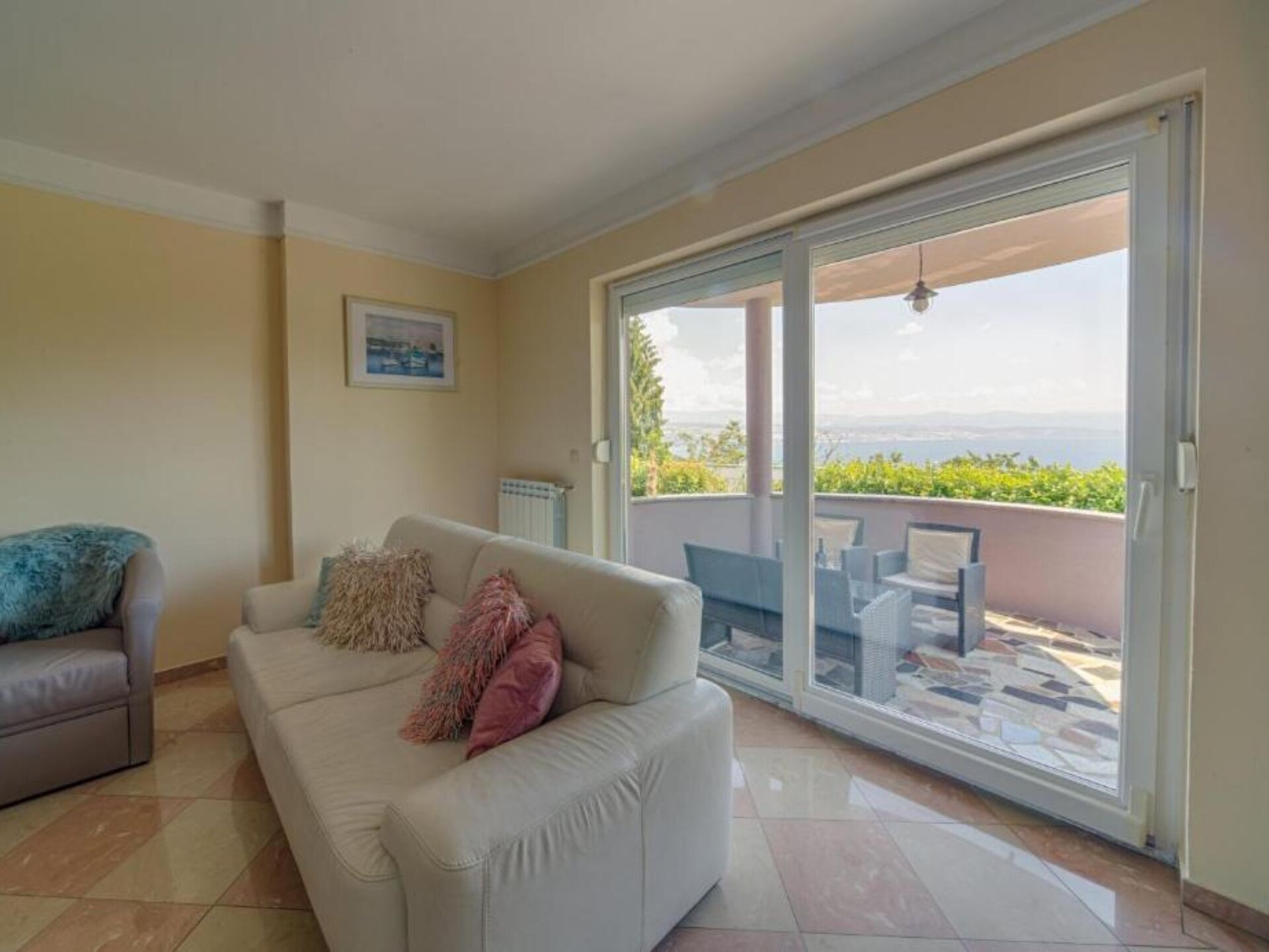 Rustiek appartement met zeezicht en gedeeld zwembad nabij Opatija - foto 1