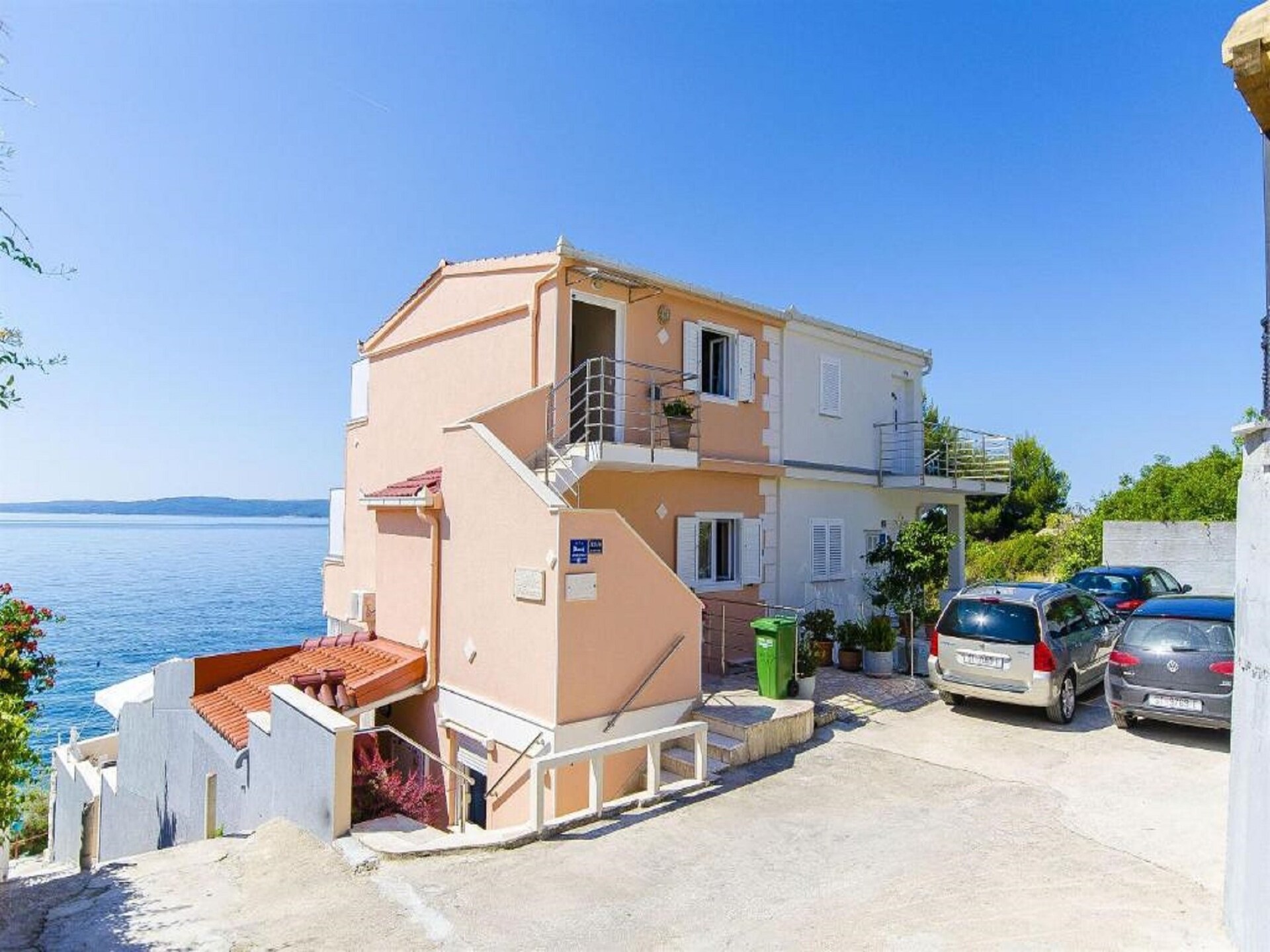 Rustiek appartement aan zee voor 6 personen in Okrug Gornji, vlakbij Trogir - foto 20