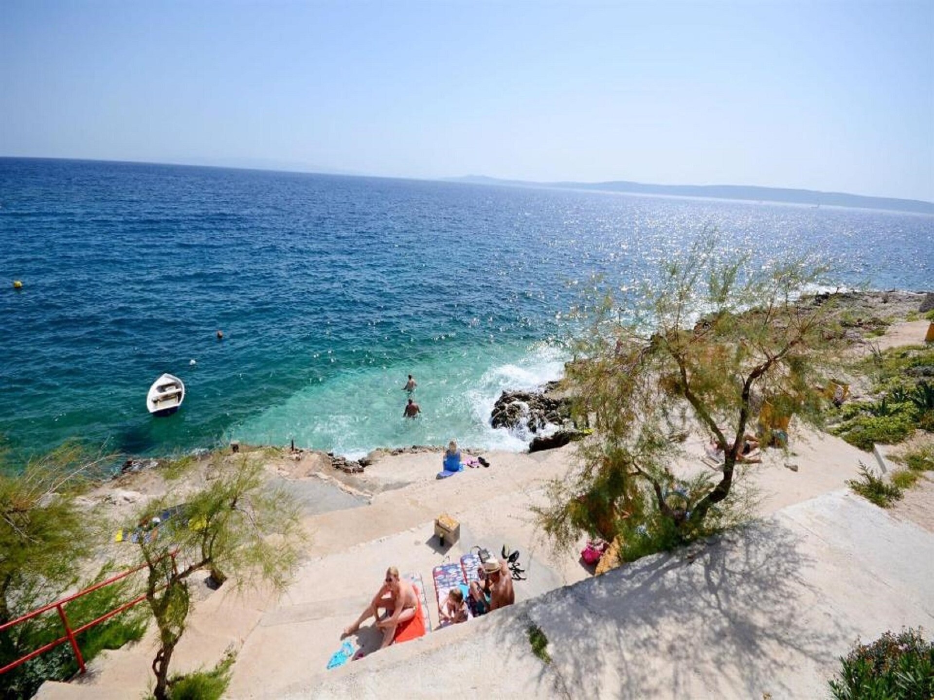 Rustiek appartement aan zee voor 6 personen in Okrug Gornji, vlakbij Trogir - foto 13