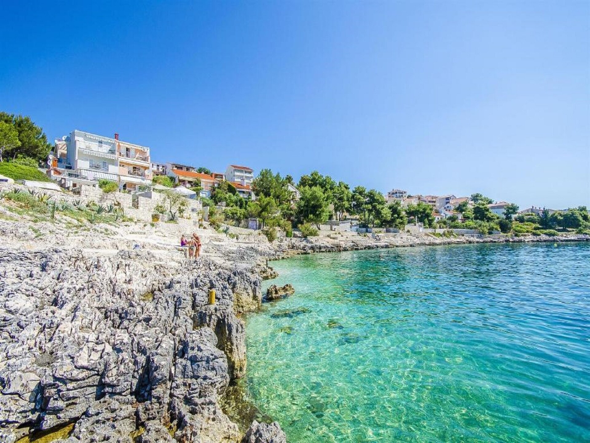 Rustiek appartement aan zee voor 6 personen in Okrug Gornji, vlakbij Trogir - foto 25
