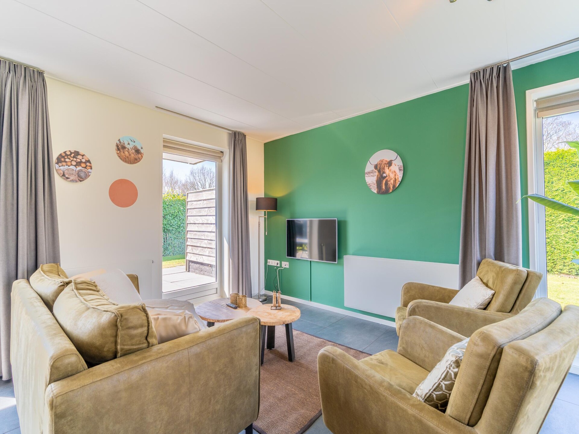 Vrijstaande bosbungalow met omheinde tuin, 5 km van het strand - foto 3