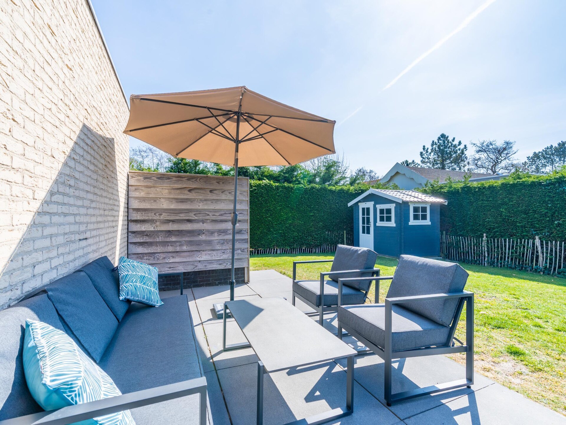 Vrijstaande bosbungalow met omheinde tuin, 5 km van het strand - foto 13