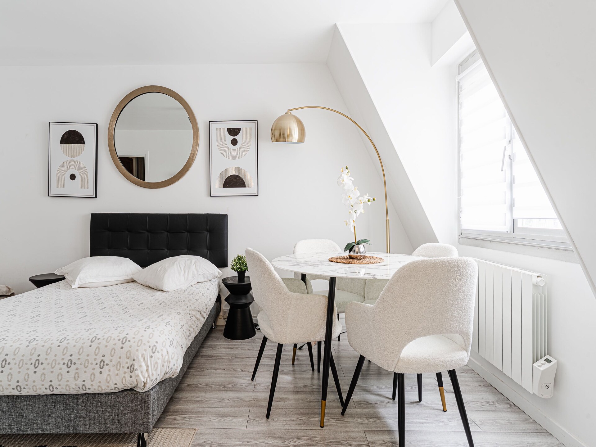Lichte studio voor 3 personen in Deauville met zwembad - foto 1