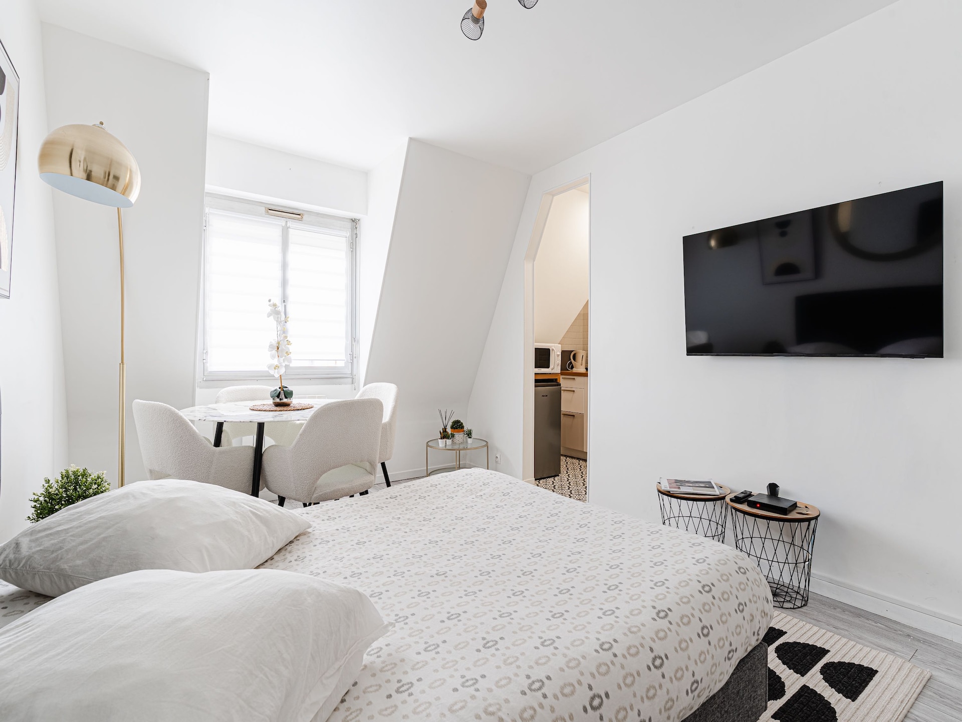 Lichte studio voor 3 personen in Deauville met zwembad - foto 3