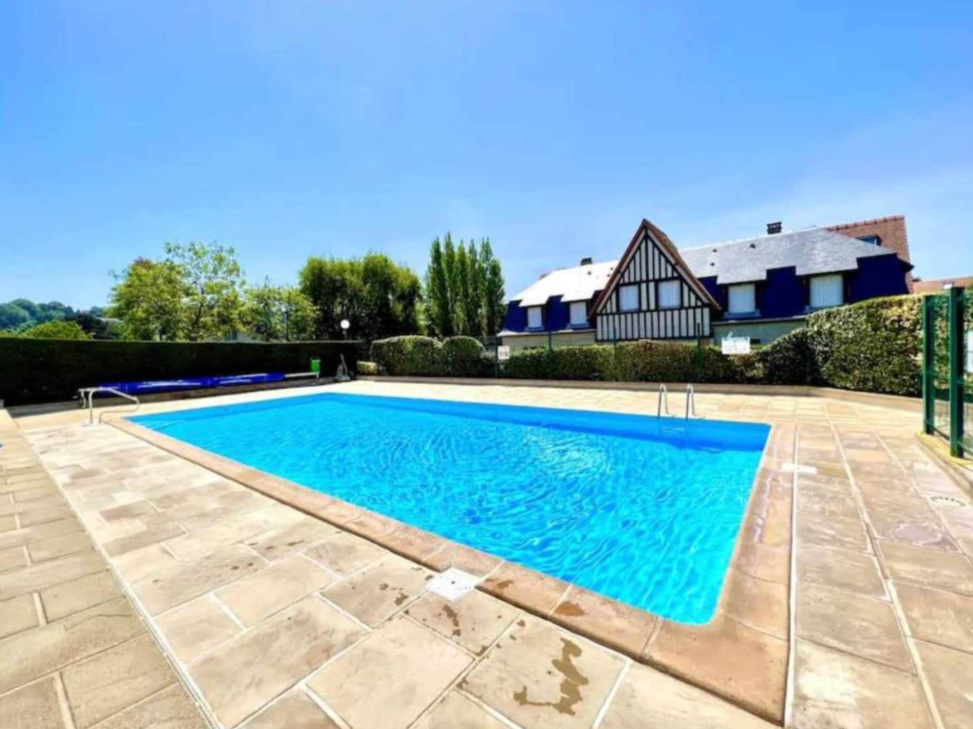 Lichte studio voor 3 personen in Deauville met zwembad - foto 23