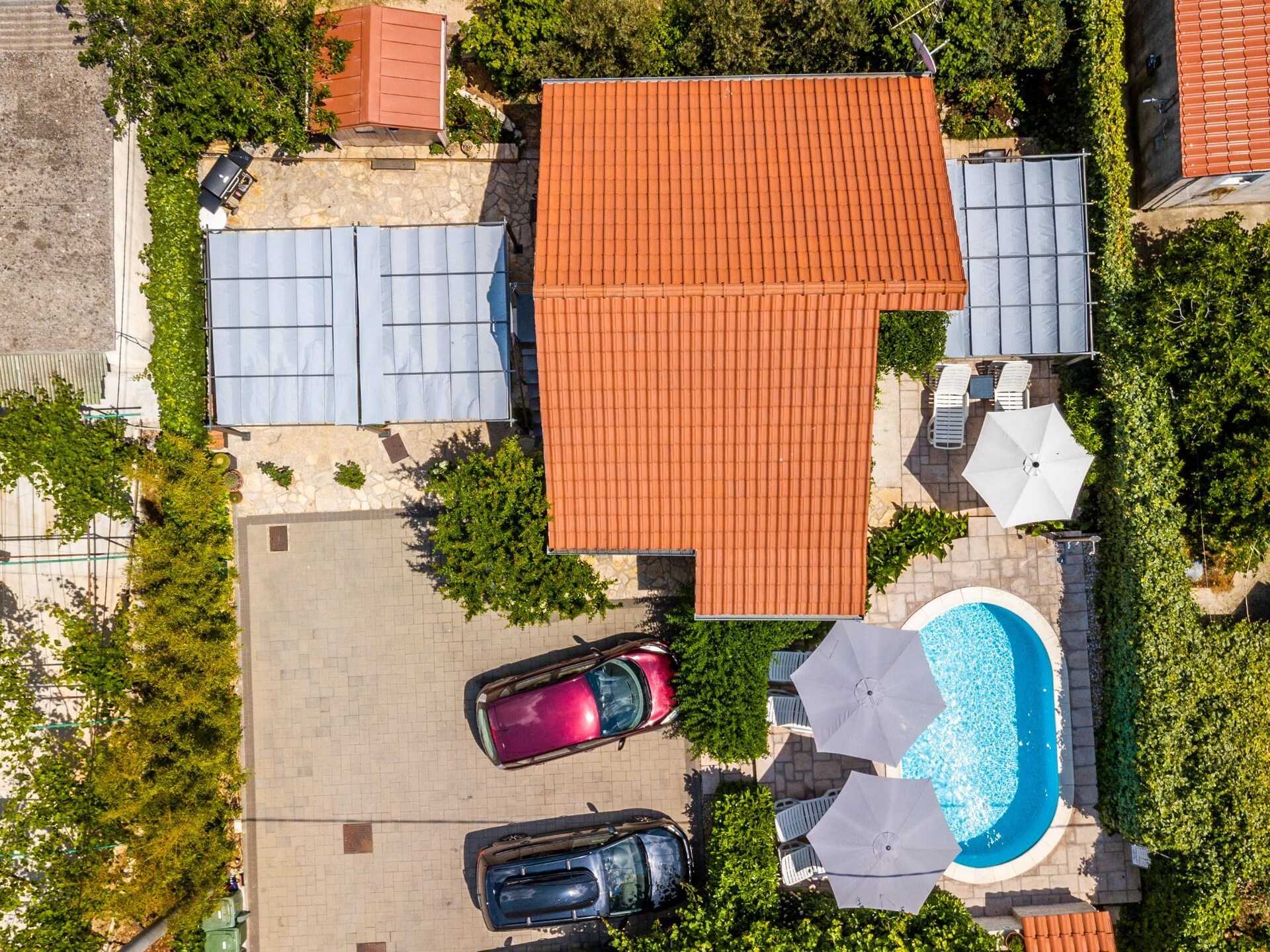 Knus vakantiehuis voor 2 in Brodarica met zwembad, 200m van zee - foto 28