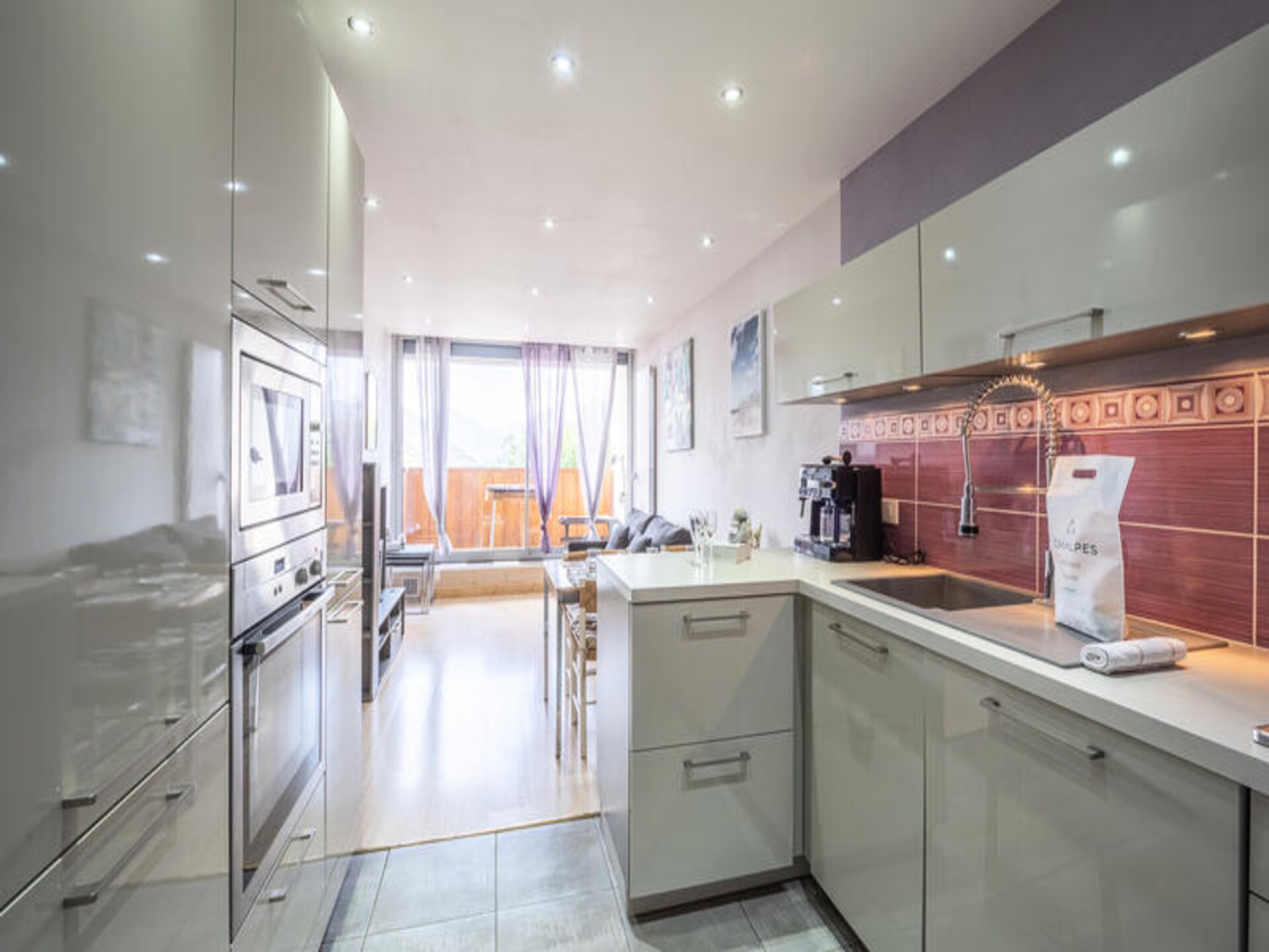 Knus appartement in Vieil Alpe met zuidbalkon, 500m van centrum - foto 7