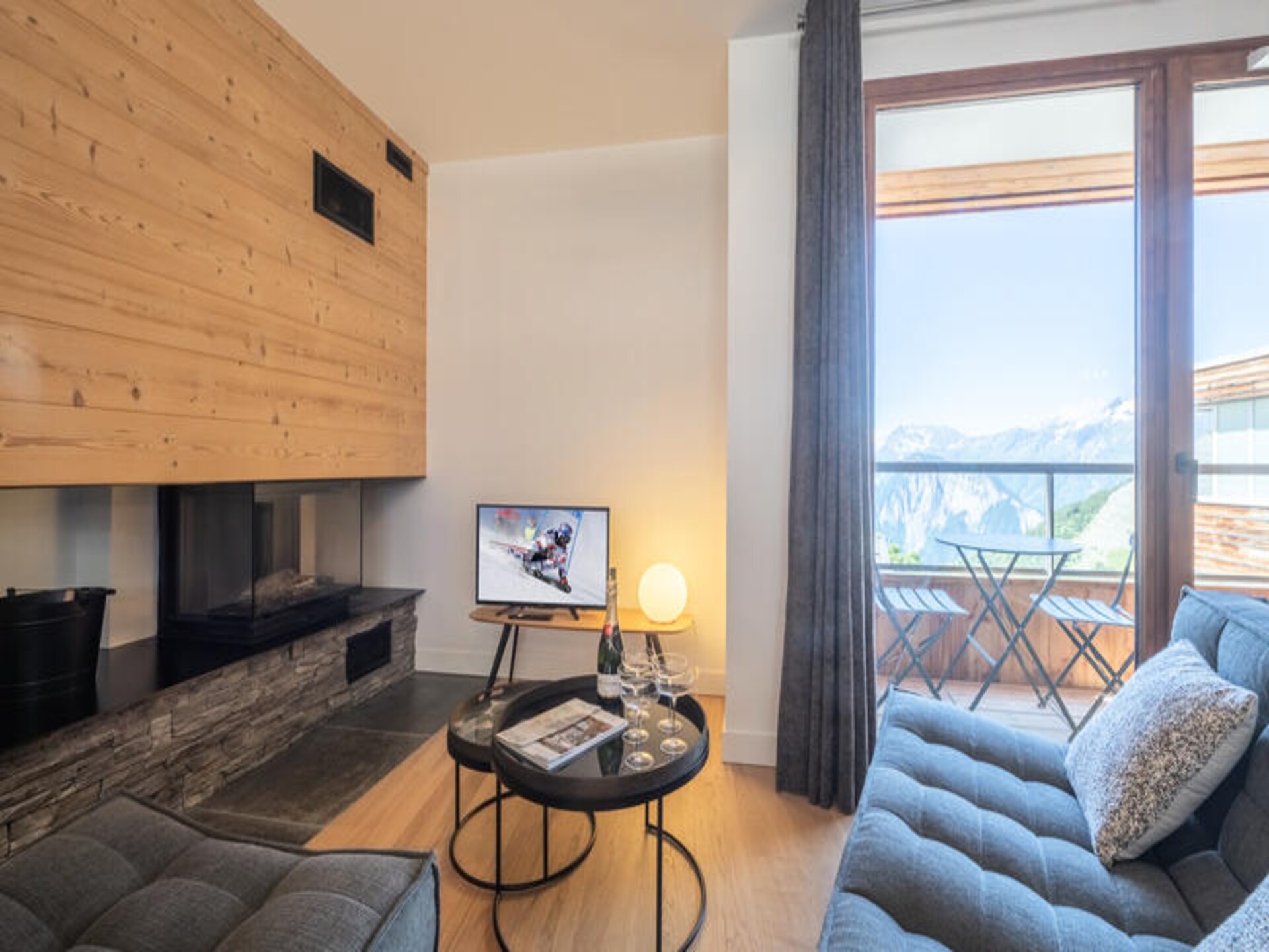 Ruim 8-persoons duplexappartement met haard in authentiek Vieil Alpe, Huez - foto 3