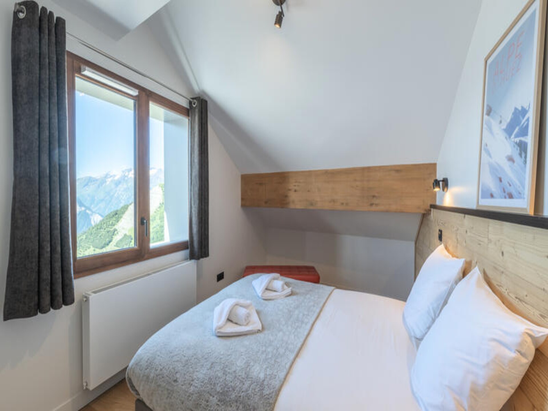 Ruim 8-persoons duplexappartement met haard in authentiek Vieil Alpe, Huez - foto 10