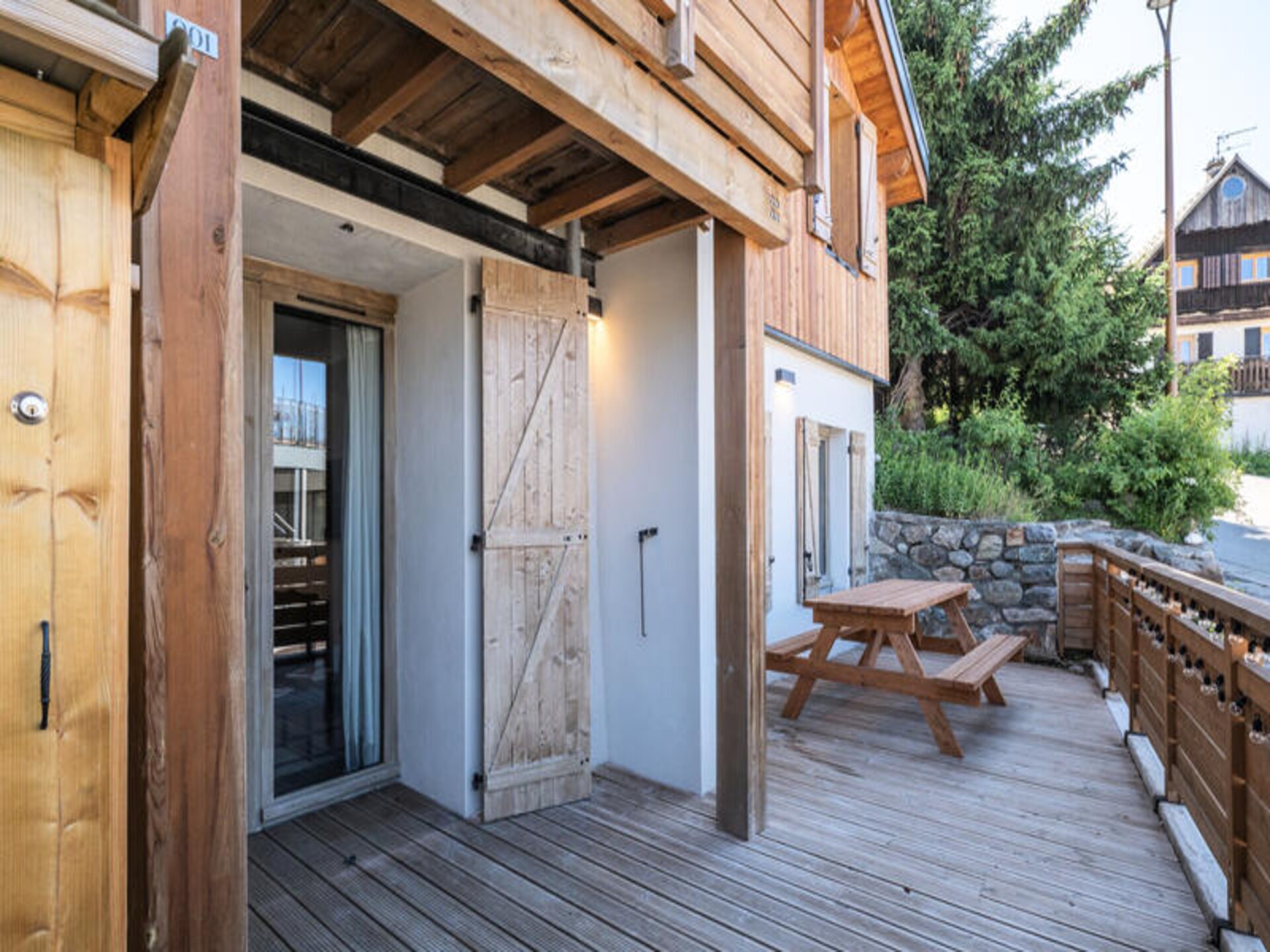 Zonnig ski-in/ski-out appartement met groot terras in Vieil Alpe, Alpe d'Huez - foto 15