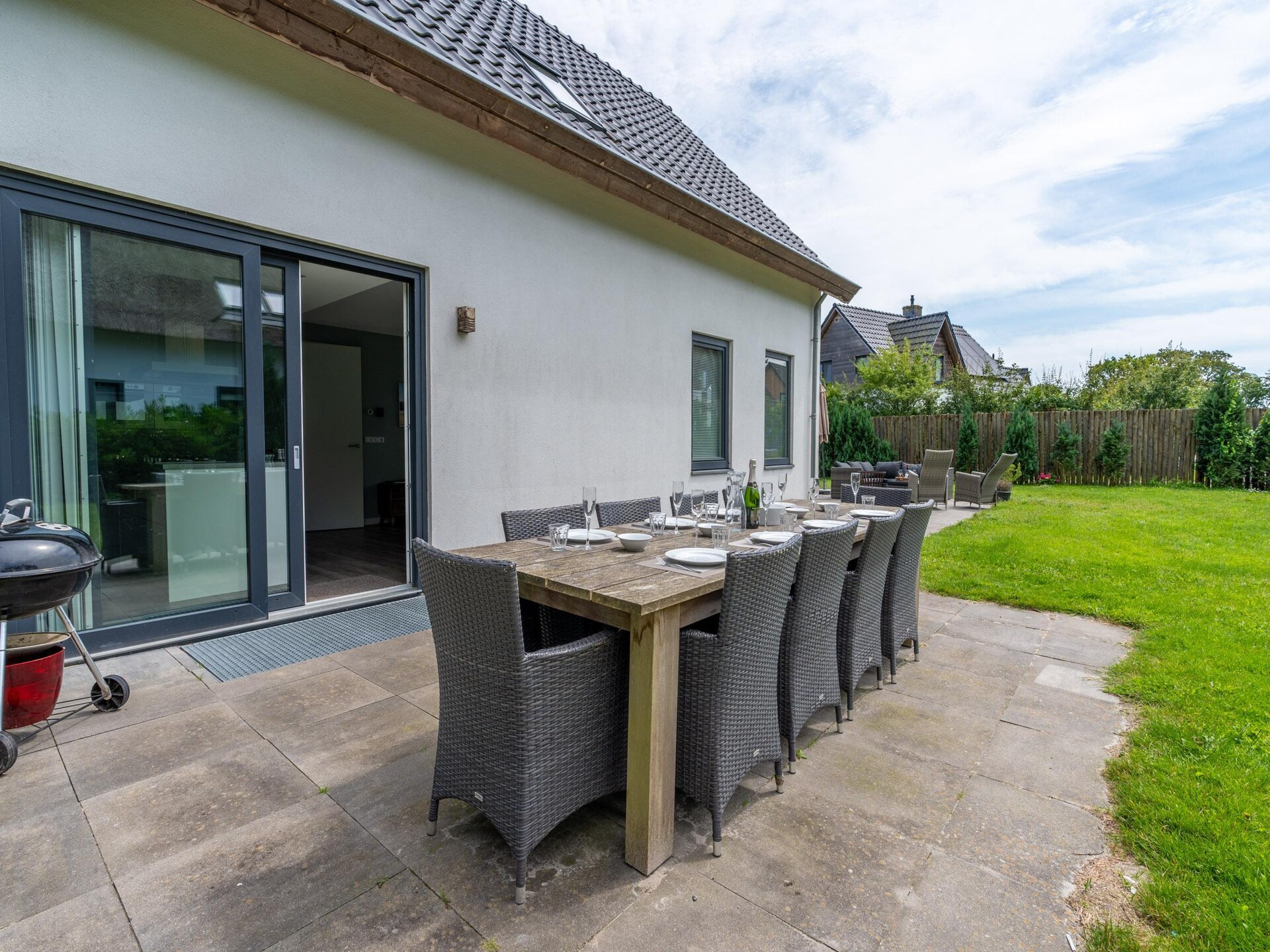 Luxe 10-persoons villa met sauna in bosrijke omgeving van De Koog - foto 28
