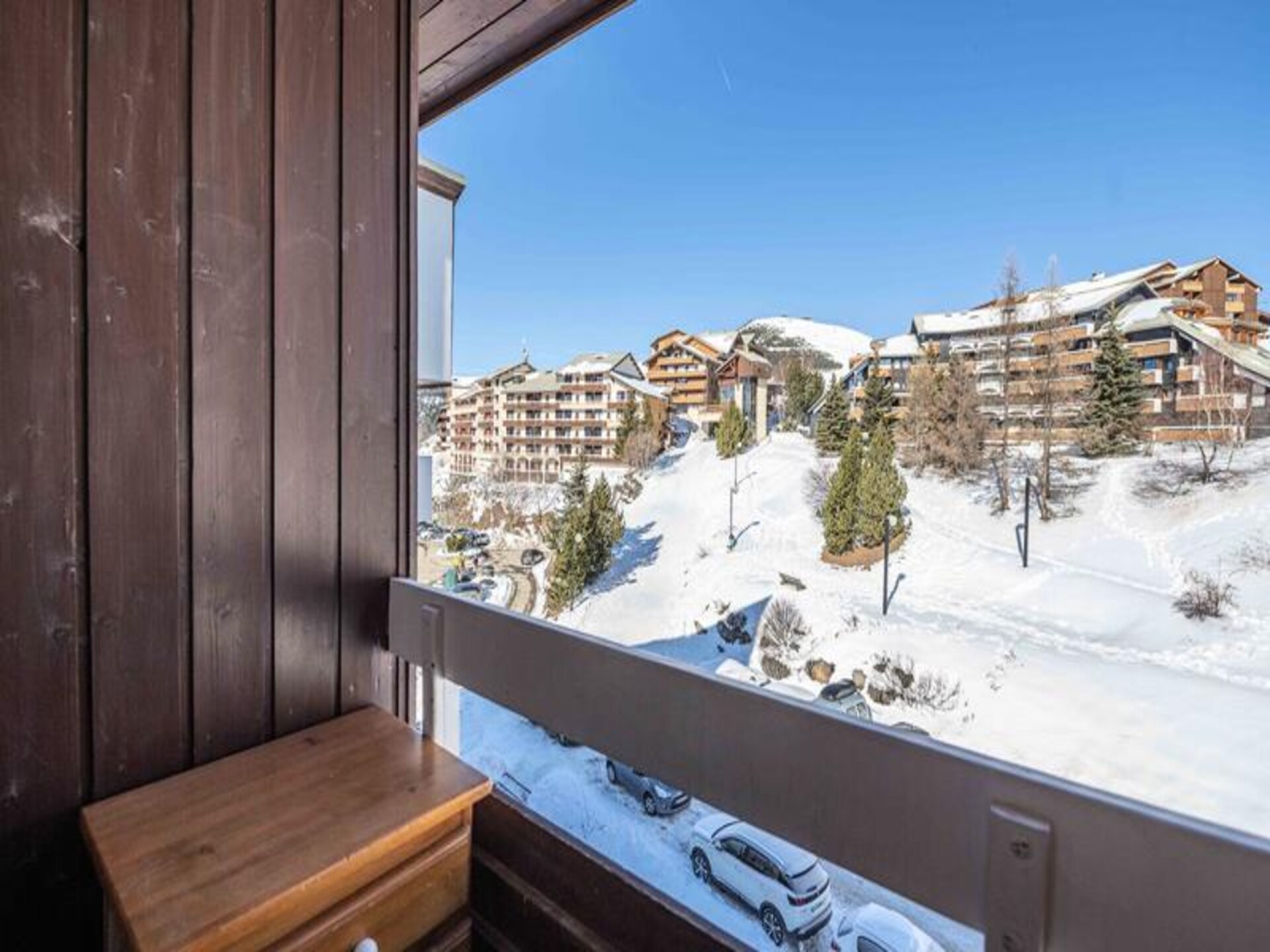 Studio met mezzanine op de piste in Alpe d'Huez, vlakbij de Alpe Express - foto 12