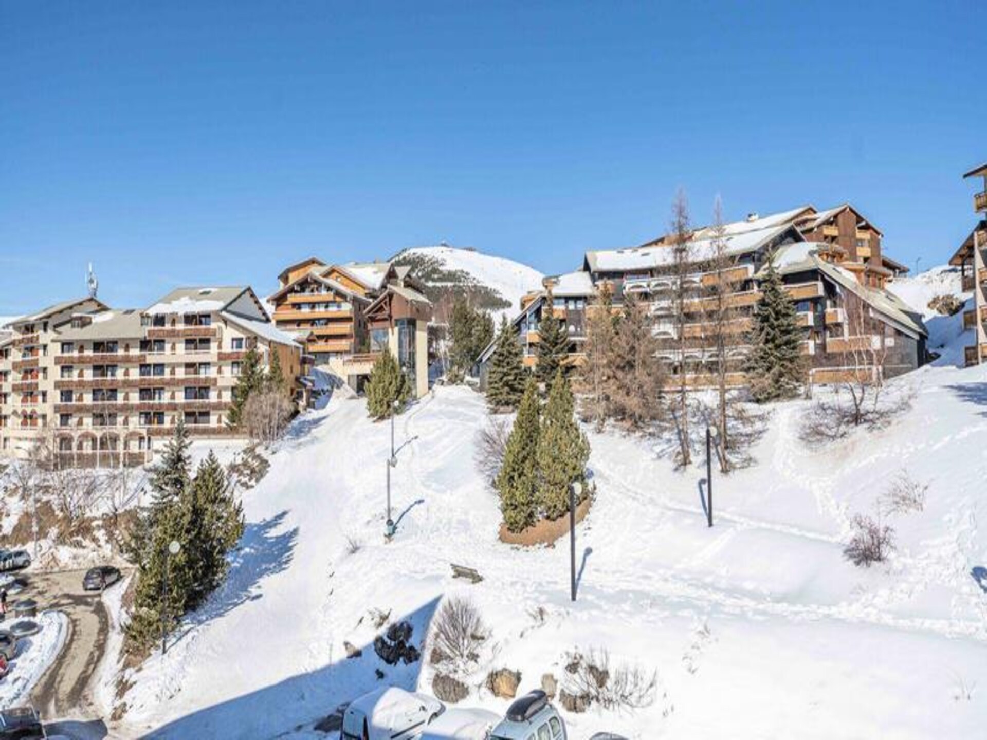 Studio met mezzanine op de piste in Alpe d'Huez, vlakbij de Alpe Express - foto 13