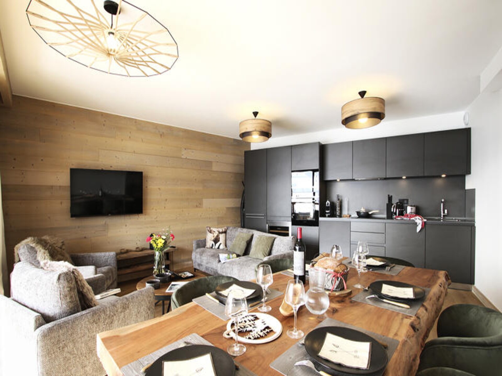 Licht appartement in Huez met panoramisch uitzicht en ski-in/ski-out - foto 7