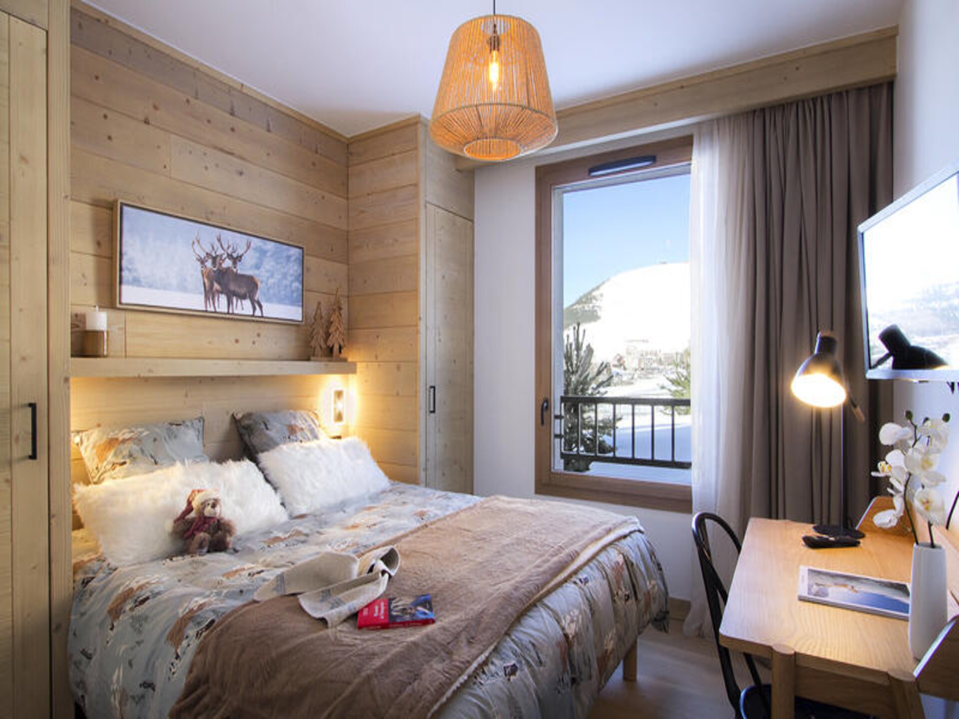 Prachtig appartement op de piste in Alpe d'Huez met zwembad en sauna - foto 9