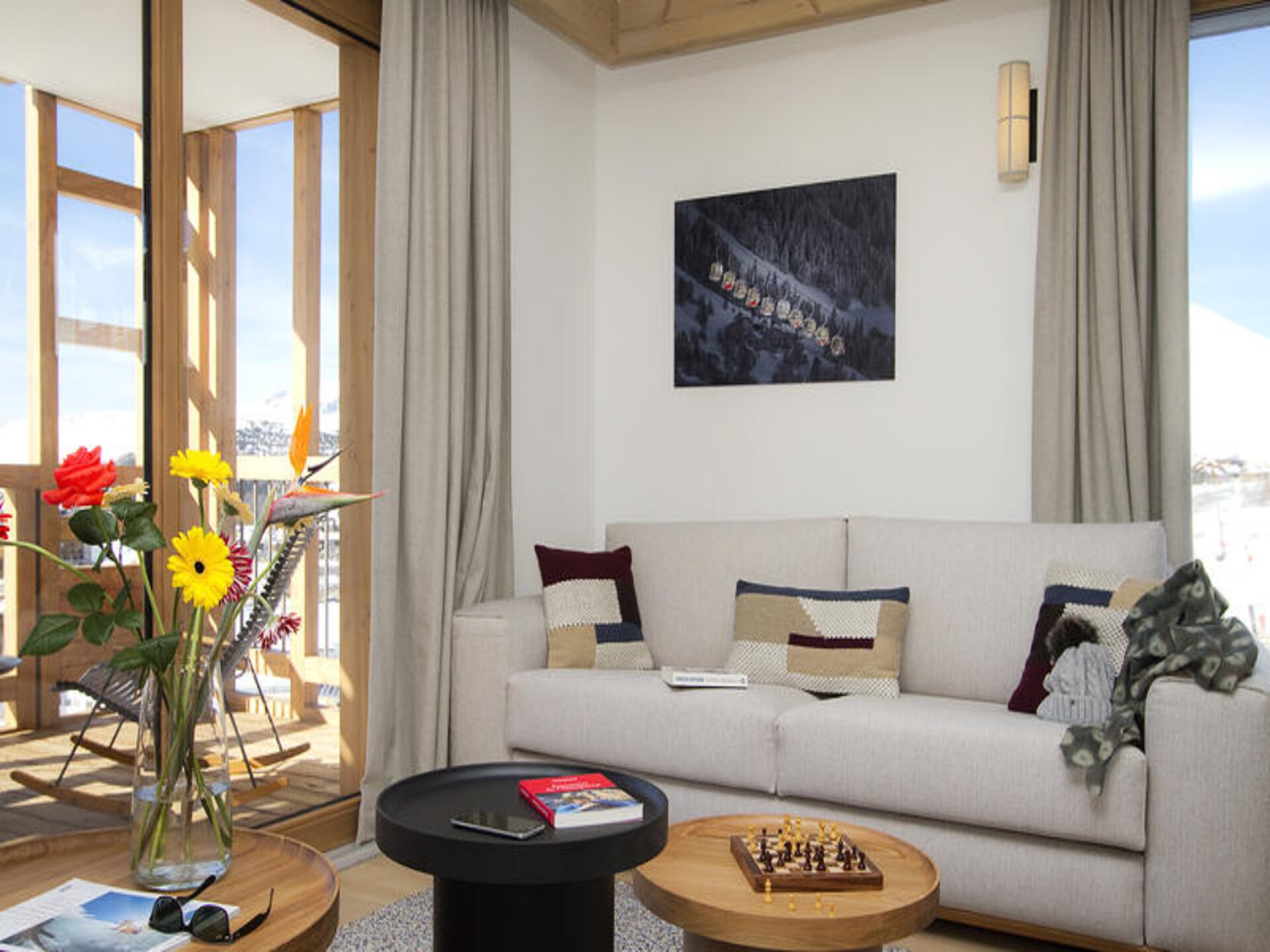 Licht appartement met sauna, zwembad en directe piste-toegang in Huez - foto 7