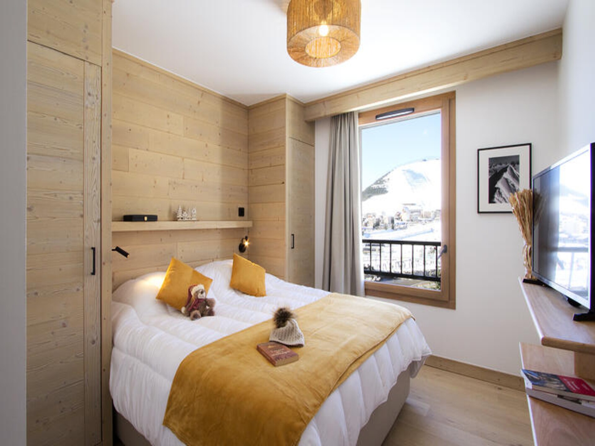 Licht appartement met sauna, zwembad en directe piste-toegang in Huez - foto 8