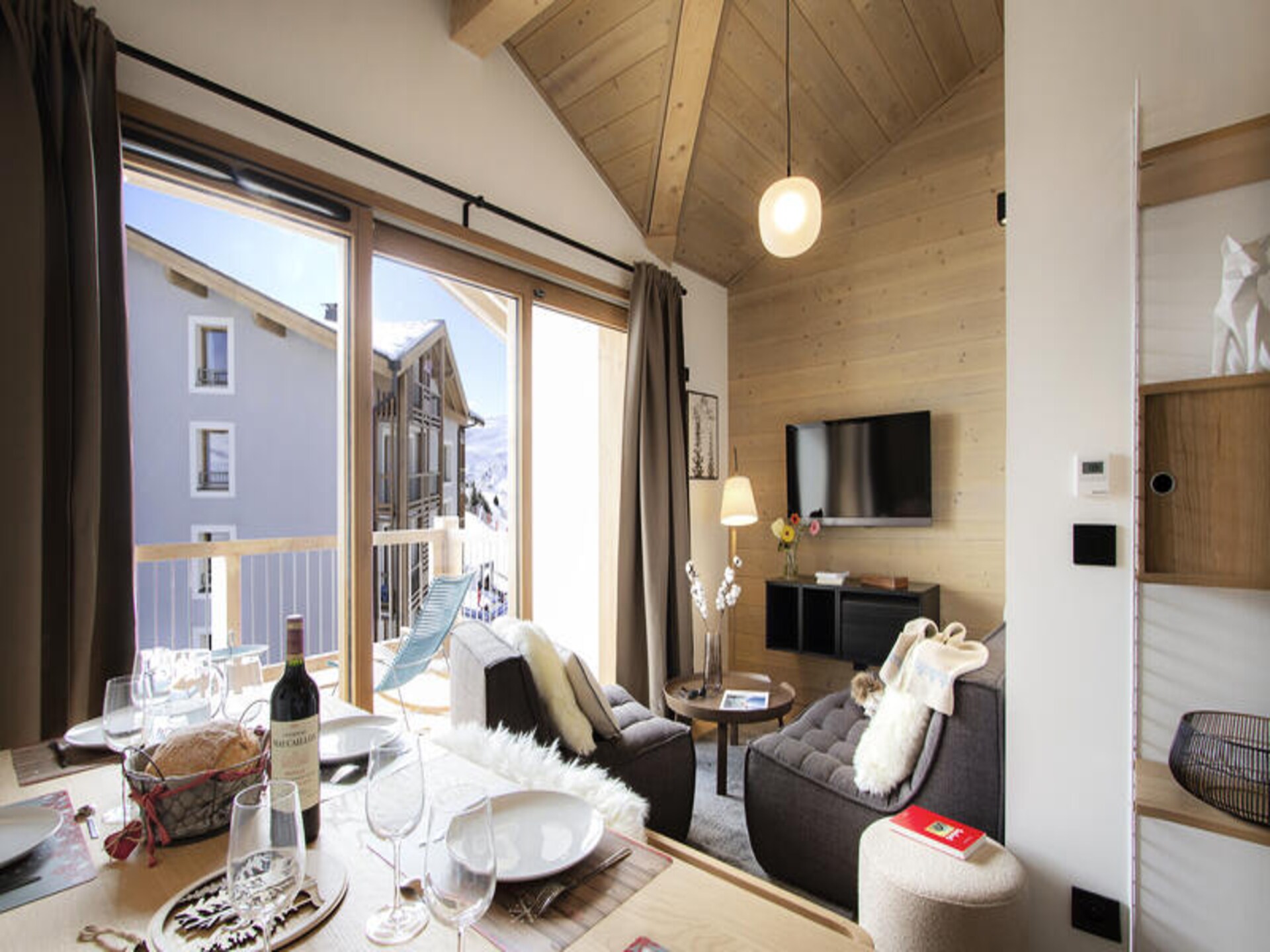 Ski-in/ski-out appartement met balkon en wellness in Huez - foto 6