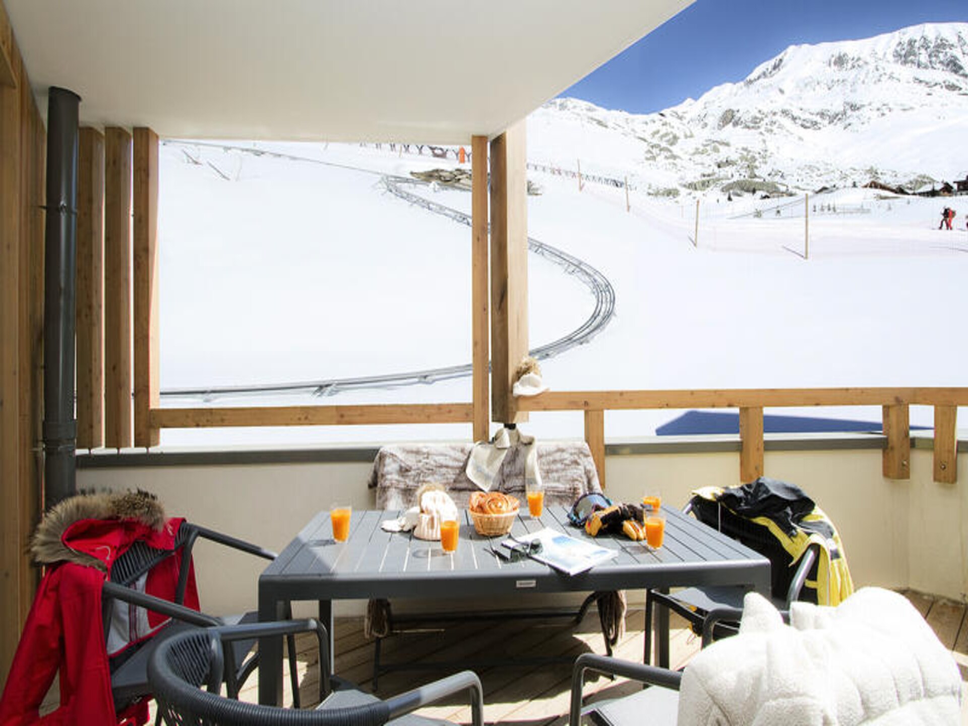 Appartement in Huez met terras, zwembad en directe piste-toegang - foto 11