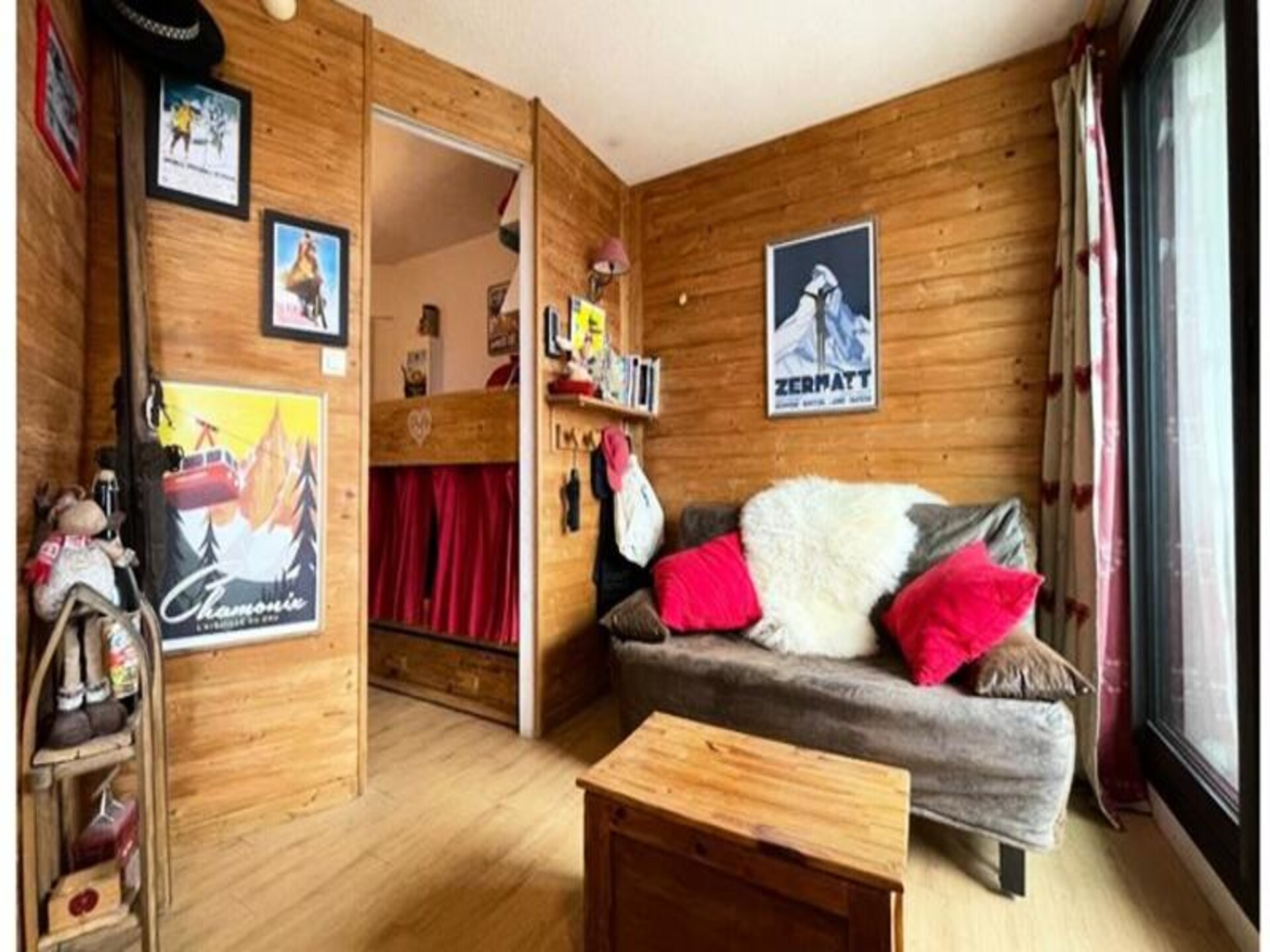 Zonnig appartement op 200m van de piste in Huez - foto 3