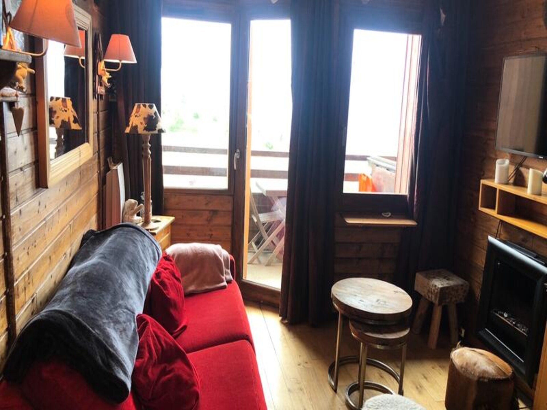 Zonnig appartement op 500m van de piste met panoramisch uitzicht - foto 7