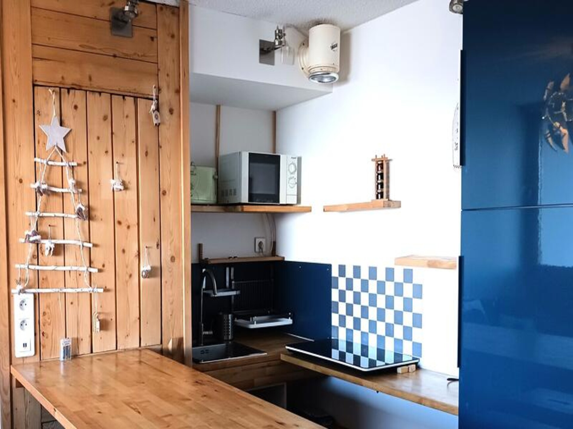 Knus appartement Arc 1600 met uitzicht op Mont Blanc, 50m van de piste - foto 9